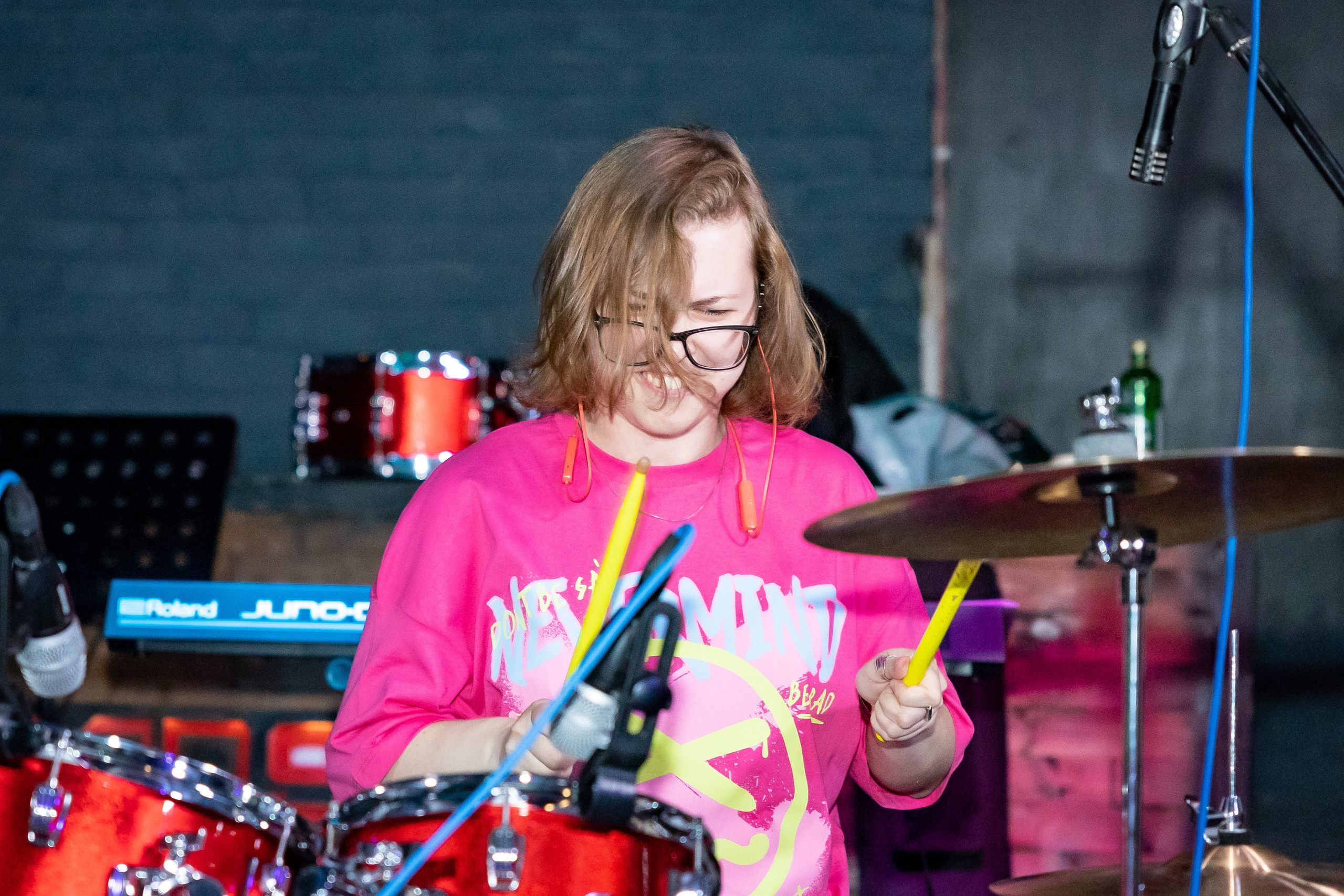 Концерт «Не Школа Барабанов» в Клубе «SOVA». Фотограф Владимир Охрименко