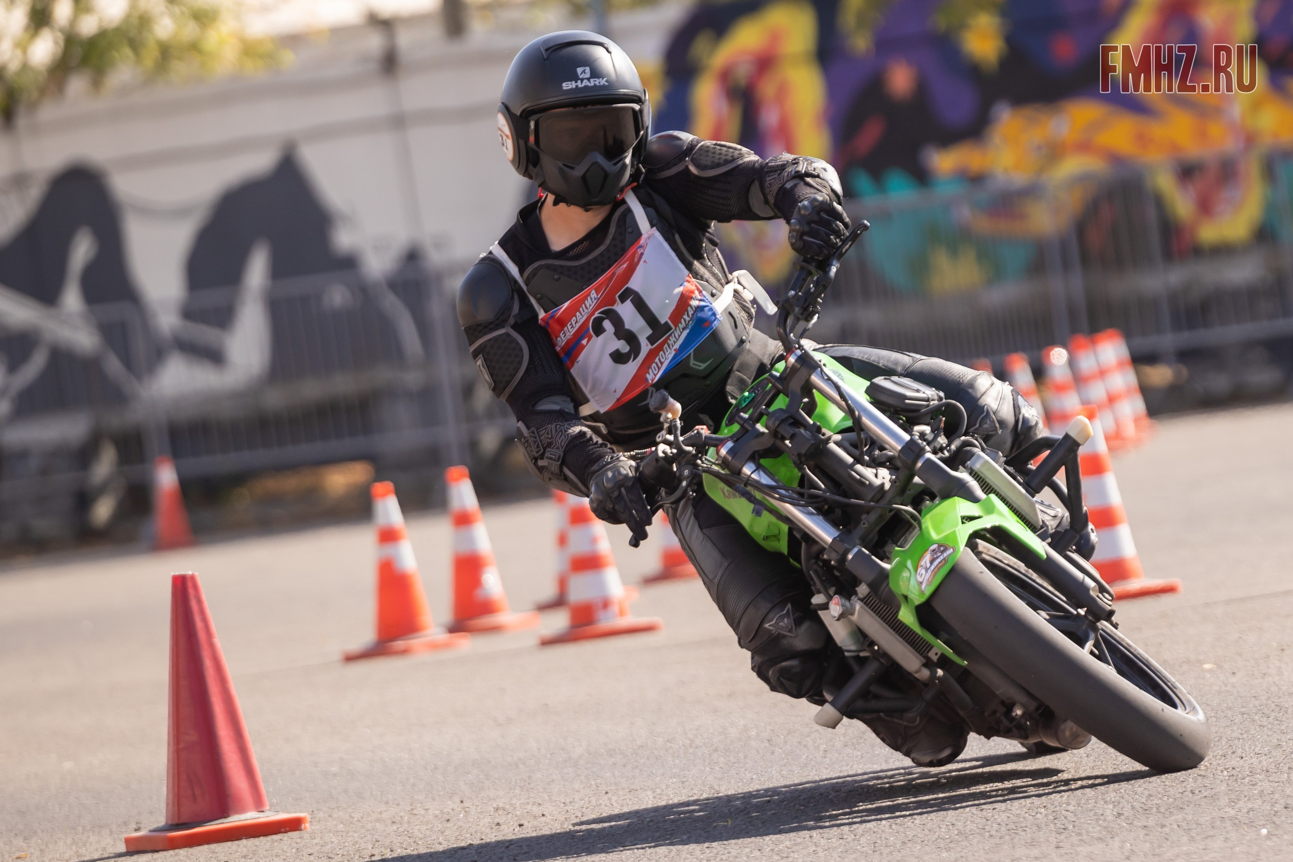 Соревнования по мотоджимхане на площадке Мосгортранс 15.09.2024. Фотограф Владимир Охрименко