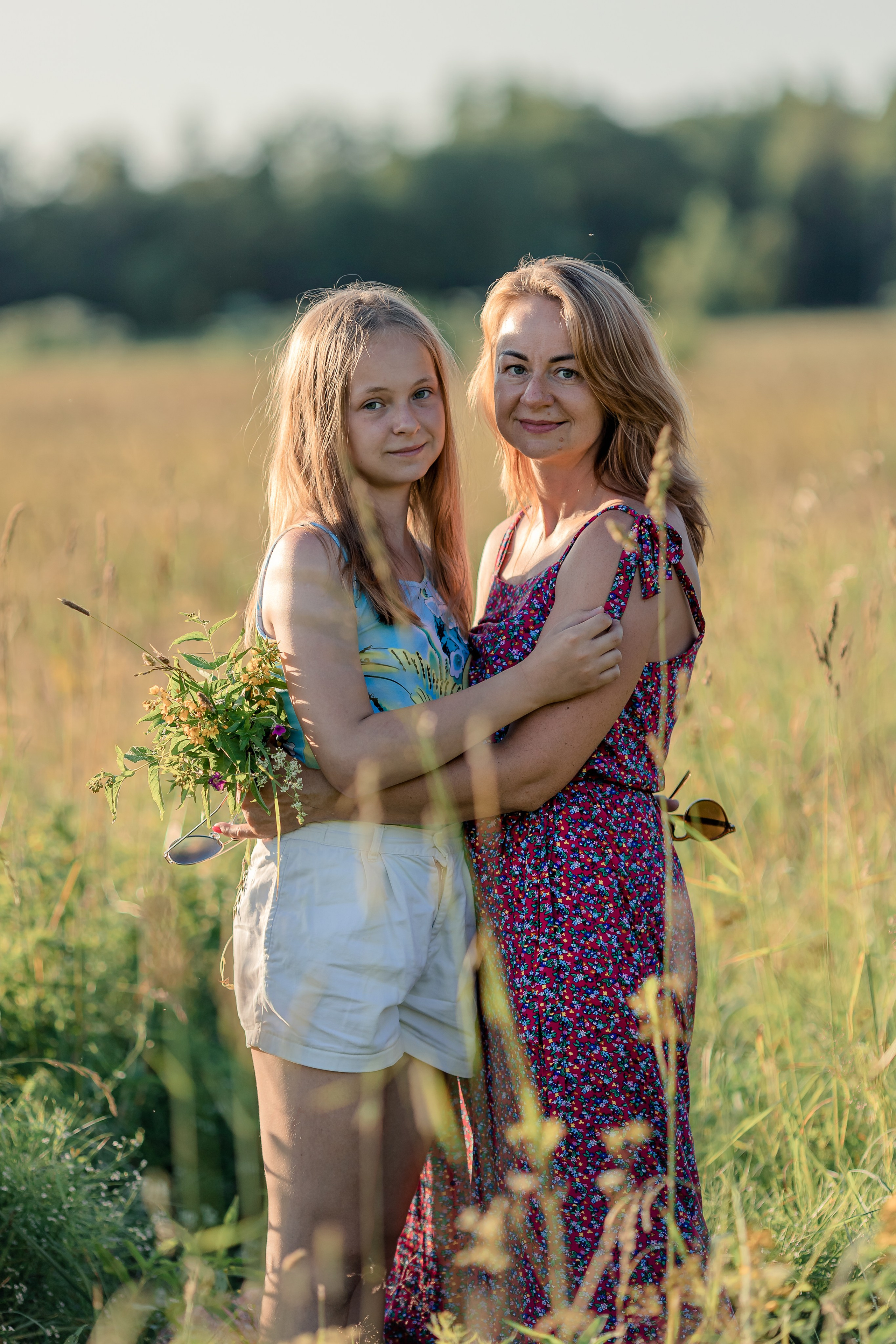 Семейная фотосессия на закате. Ирина Носова - семейный и детский фотограф