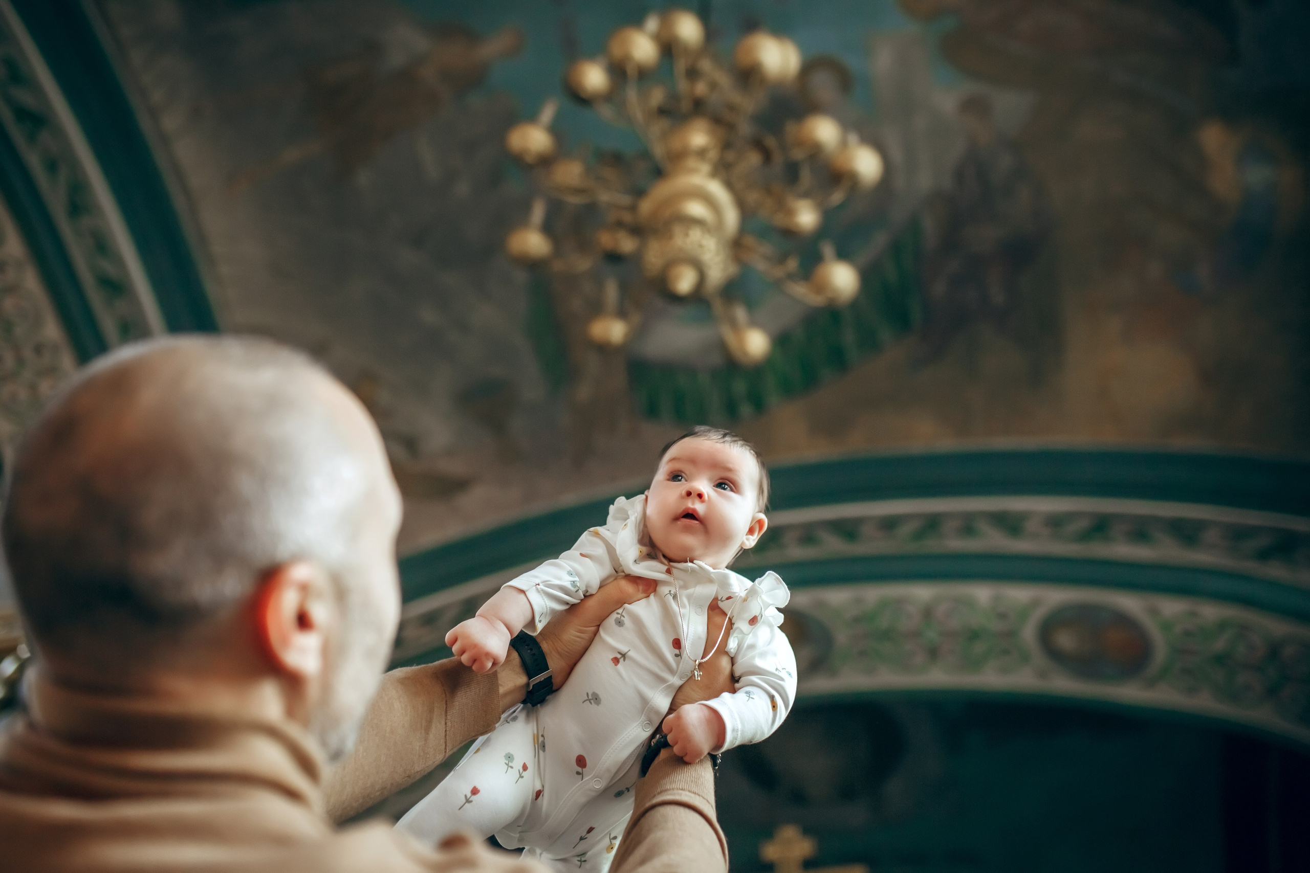 Крещение Марии. Фотограф на Крещение, семейный фотограф в Москве