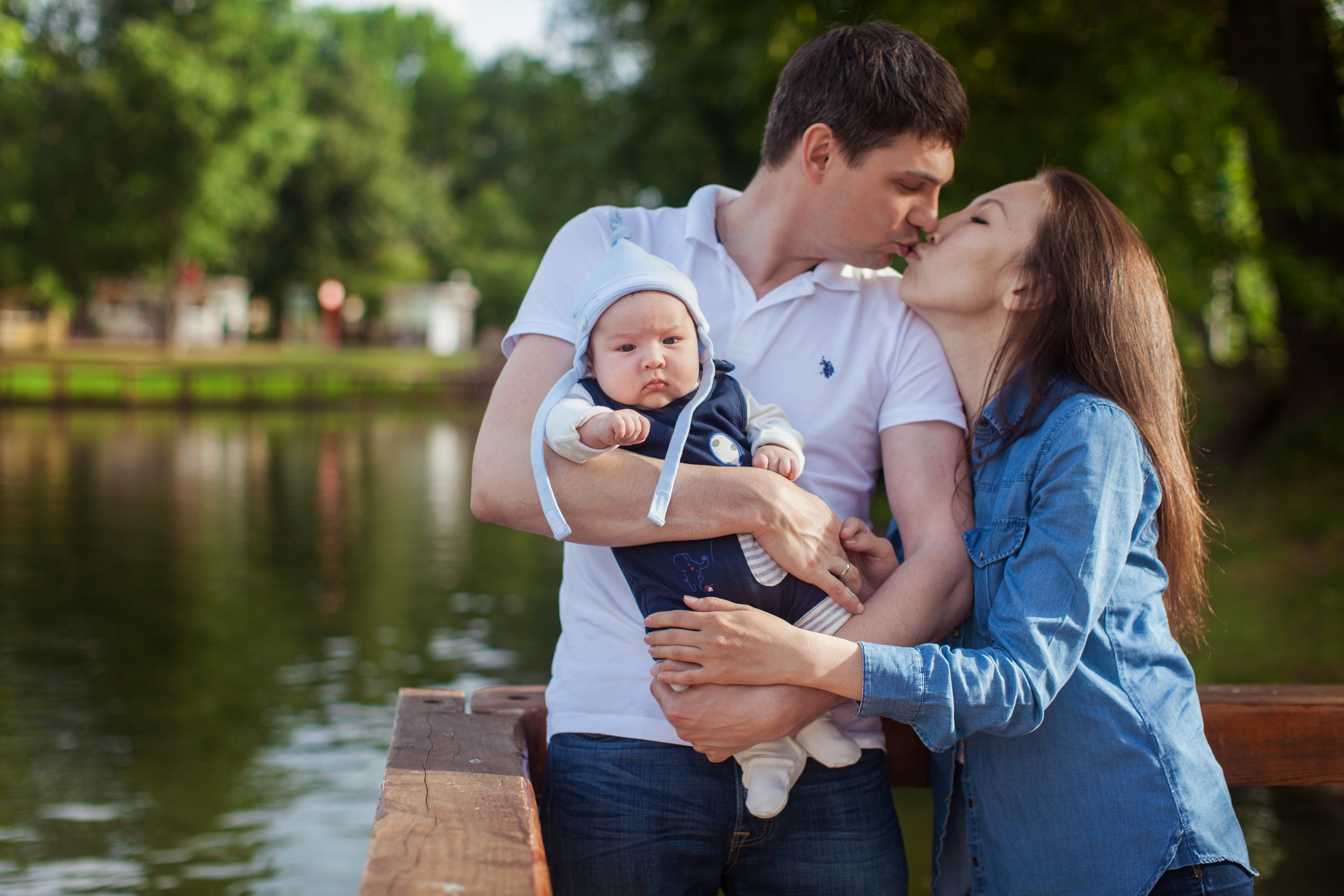 Элина, Максим и Родион. Фотограф на Крещение, семейный фотограф в Москве