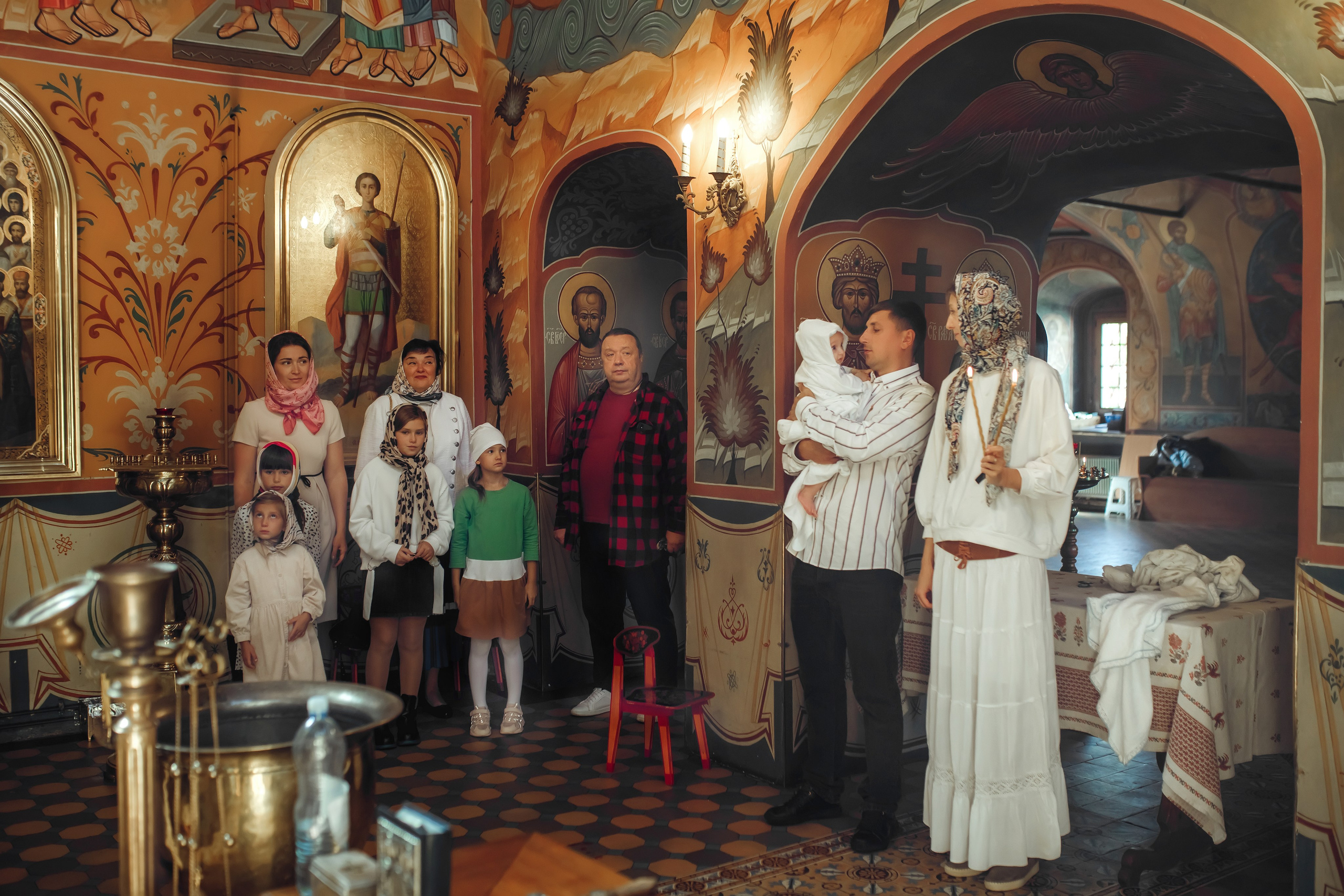 Крещение Эрика. Фотограф на Крещение, семейный фотограф в Москве