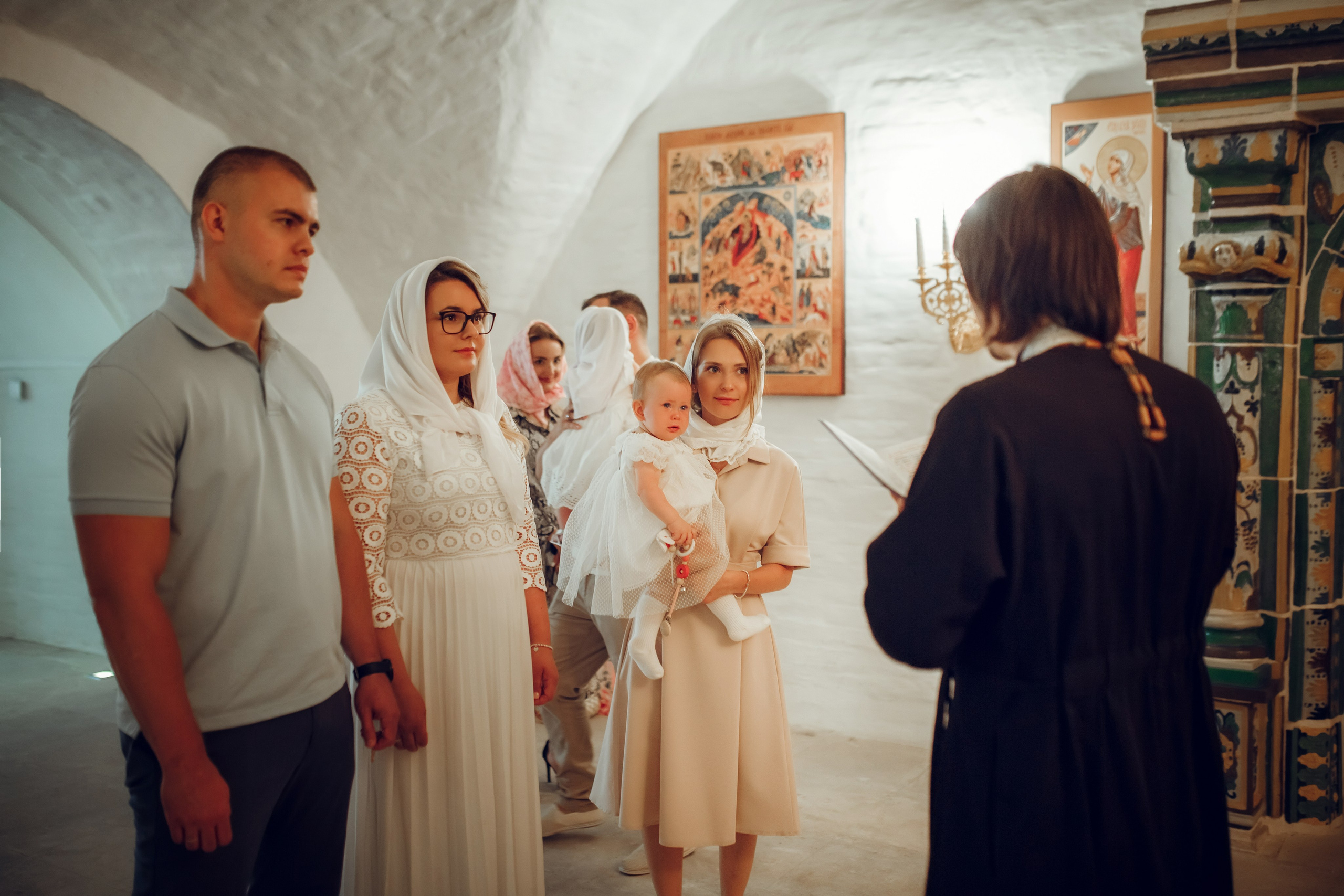 Крещение Алины. Фотограф на Крещение, семейный фотограф в Москве