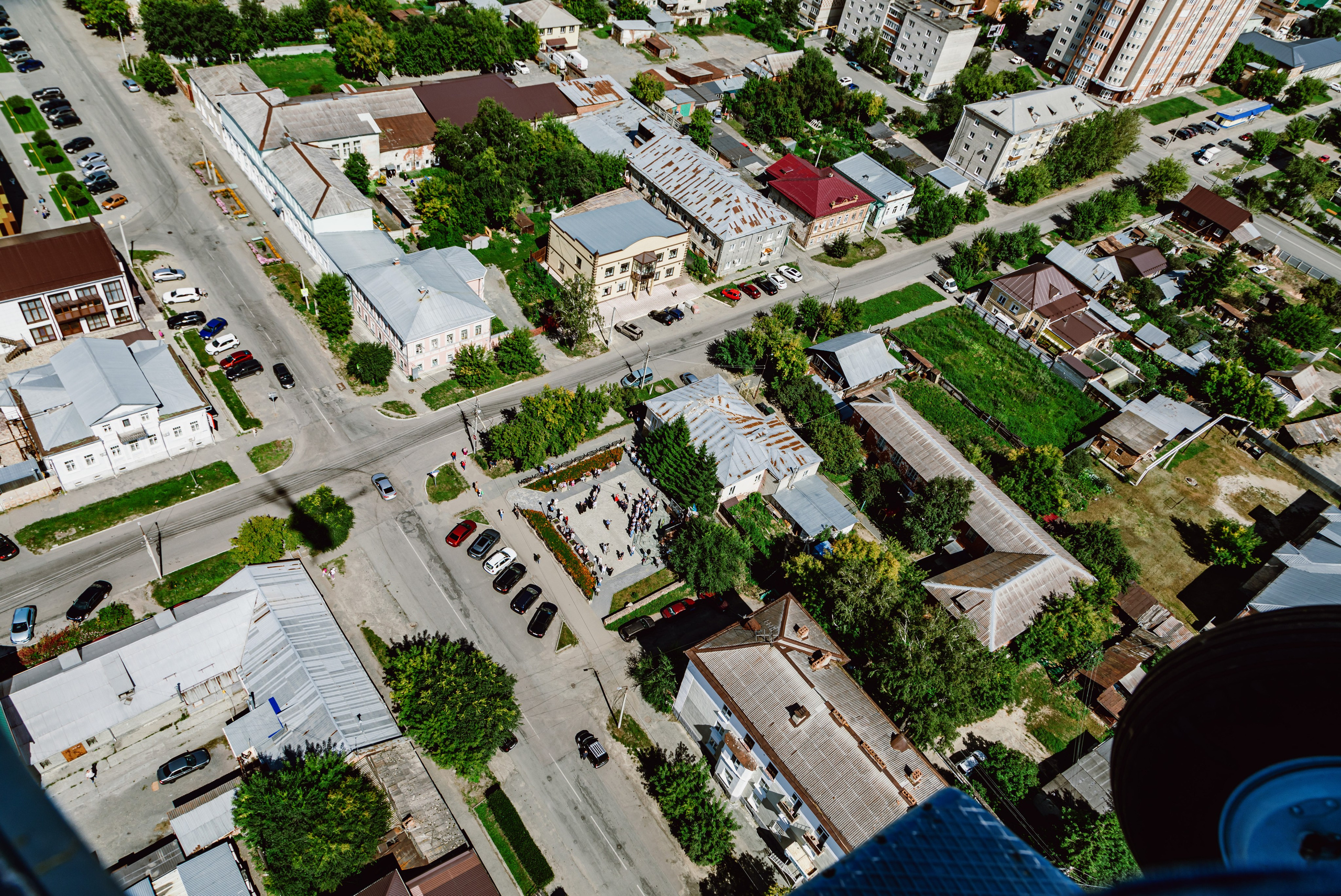 Город с высоты птичьего полёта. Фотограф Андрей Гузеев