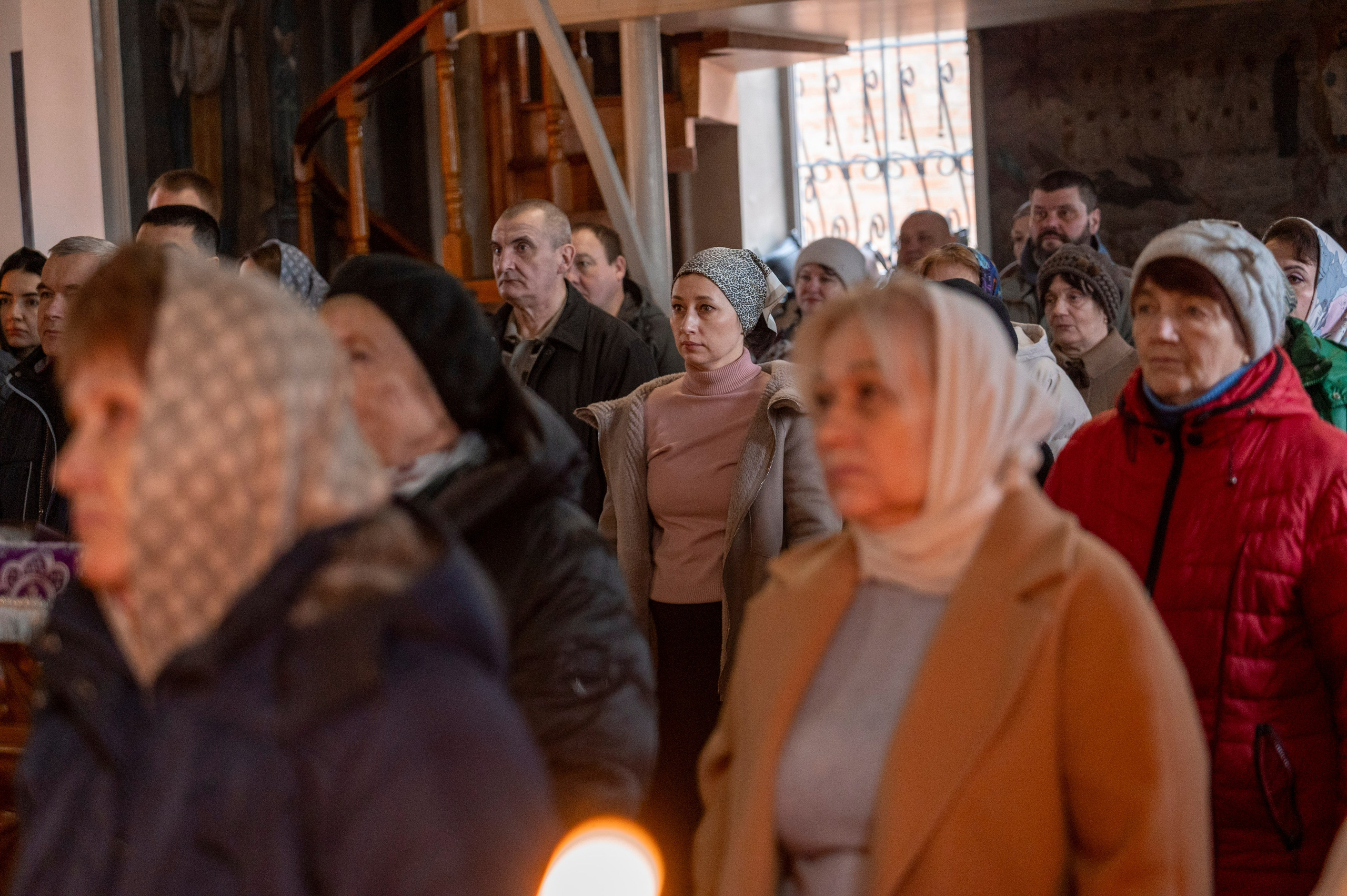 Никольский храм, г. Зерноград. Торжество Православия. Антон и Татьяна Денисенко — В храме