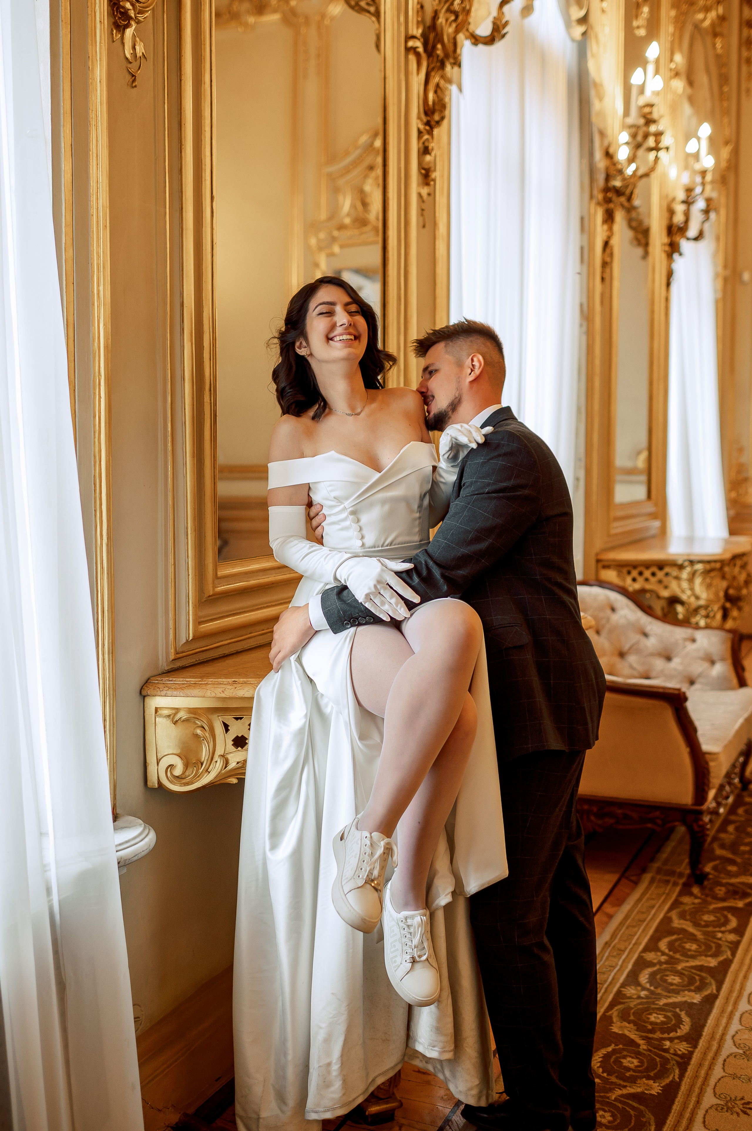 Камерная свадьба в Первом Дворце Бракосочетания №1 на Английской набережной Яны и Евгения. Портретный, семейный и свадебный фотограф в Санкт-Петербурге и в Пушкине Ширяев Денис