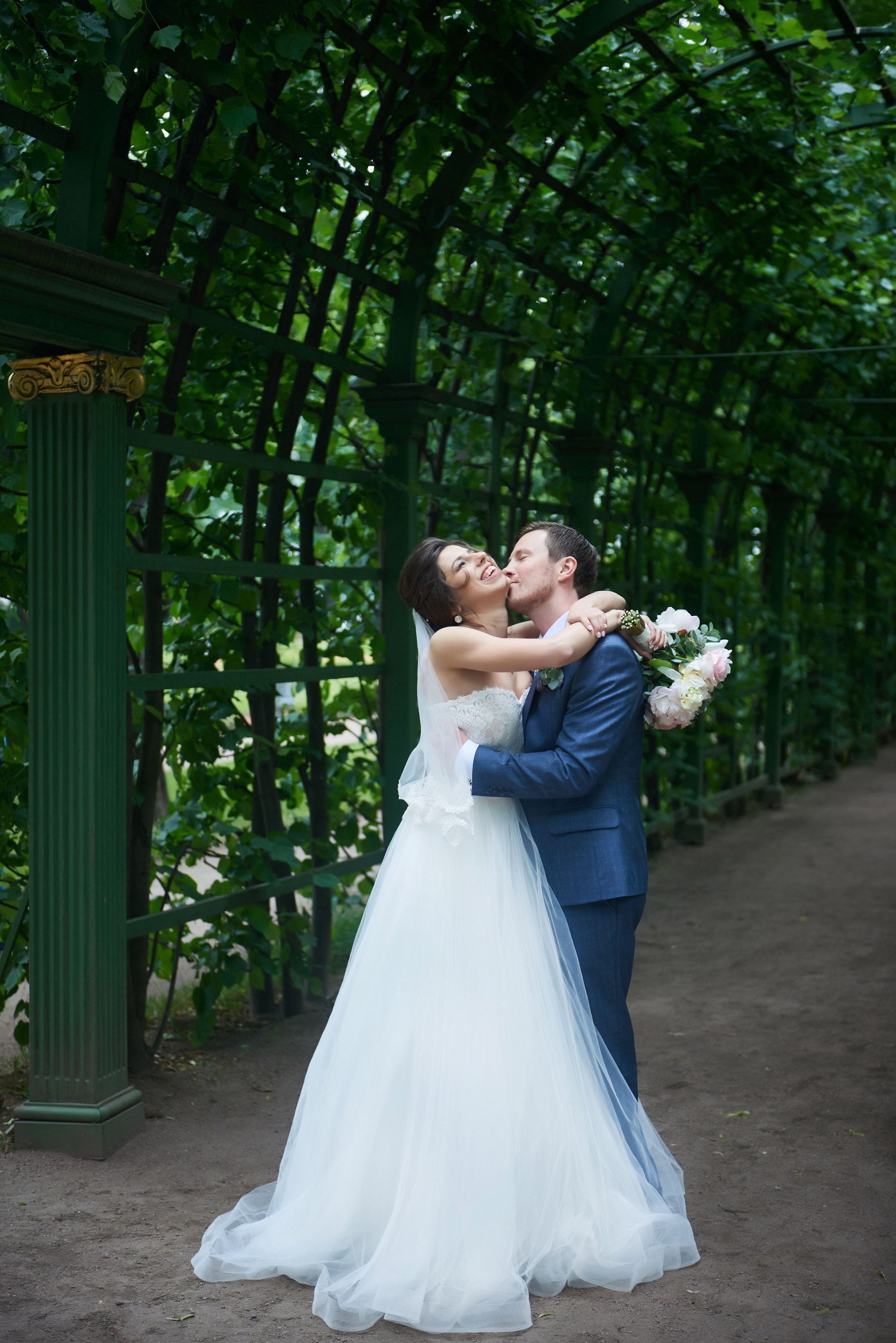 Валерия и Андрей (свадебная фотосессия в Летнем саду). Портретный, семейный и свадебный фотограф в Санкт-Петербурге и в Пушкине Ширяев Денис