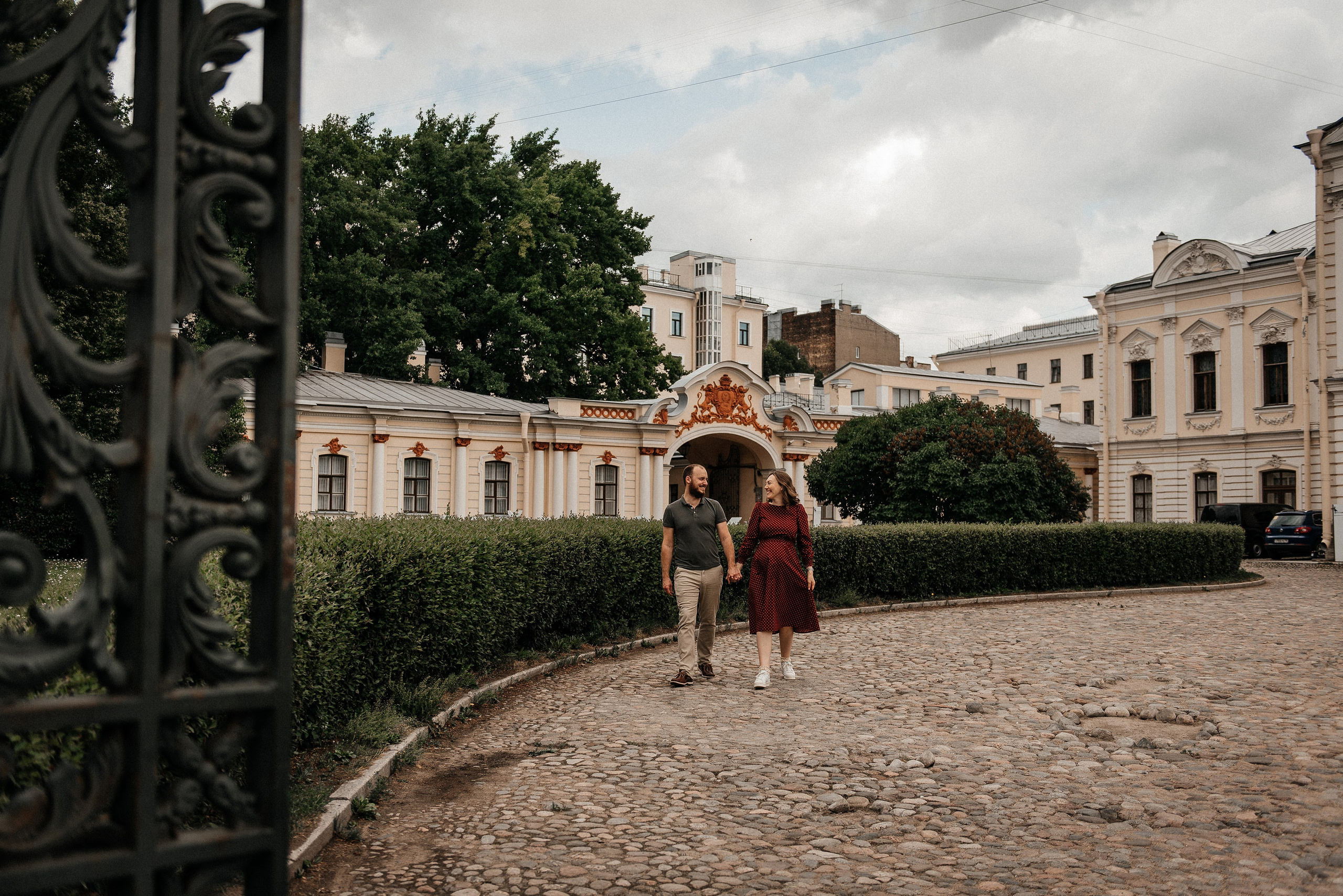 фотосессия беременности на улице