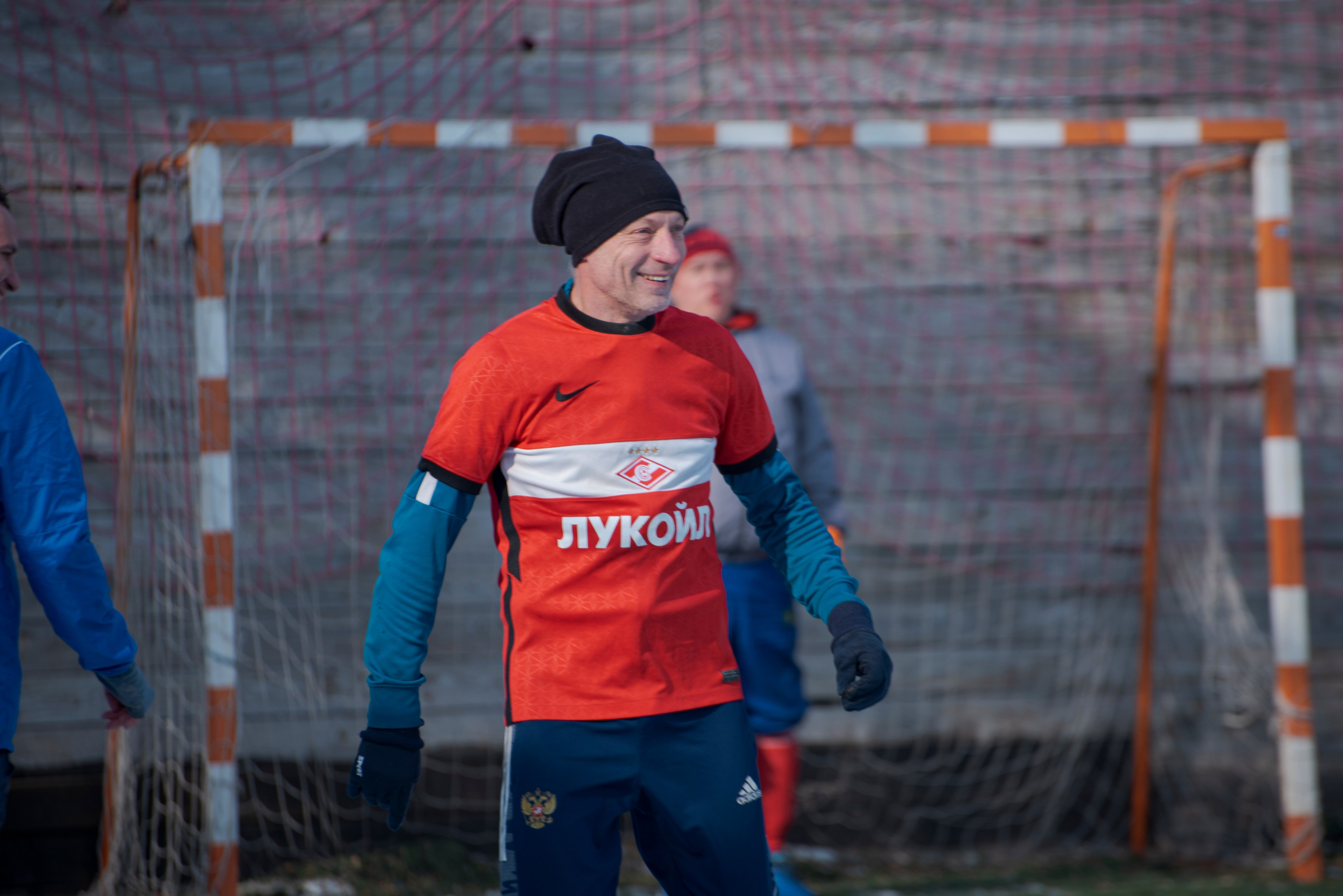 Товарищеский матч с ветеранами московского «Спартака» и «Динамо». Фотограф Валерия Азамат — жизнь в каждом кадре