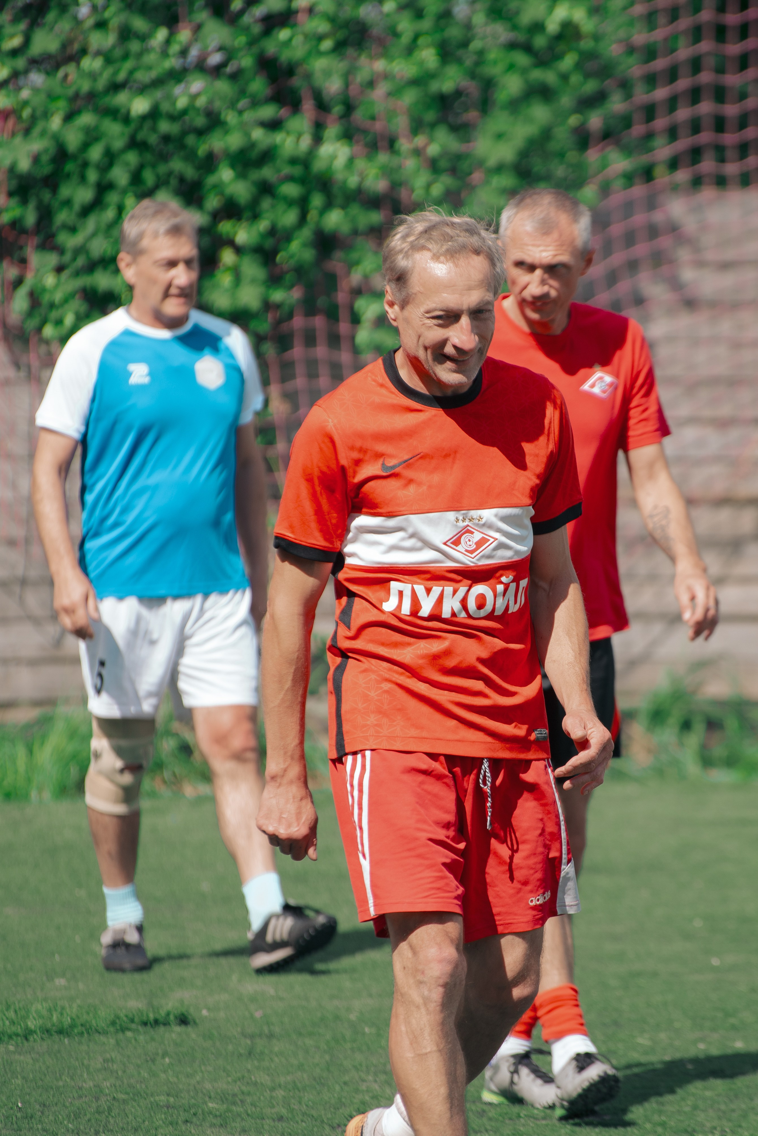 Товарищеский матч с ветеранами московского «Спартака» и «Динамо». Фотограф Валерия Азамат — жизнь в каждом кадре