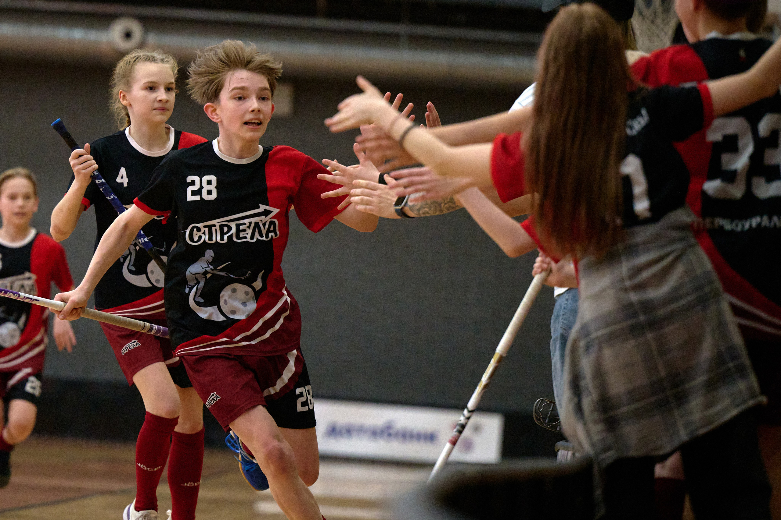 Турнир по флорболу 2025 Ника в Ижевске. Спортивный репортажный фотограф в Ижевске Сергей Мерзляков