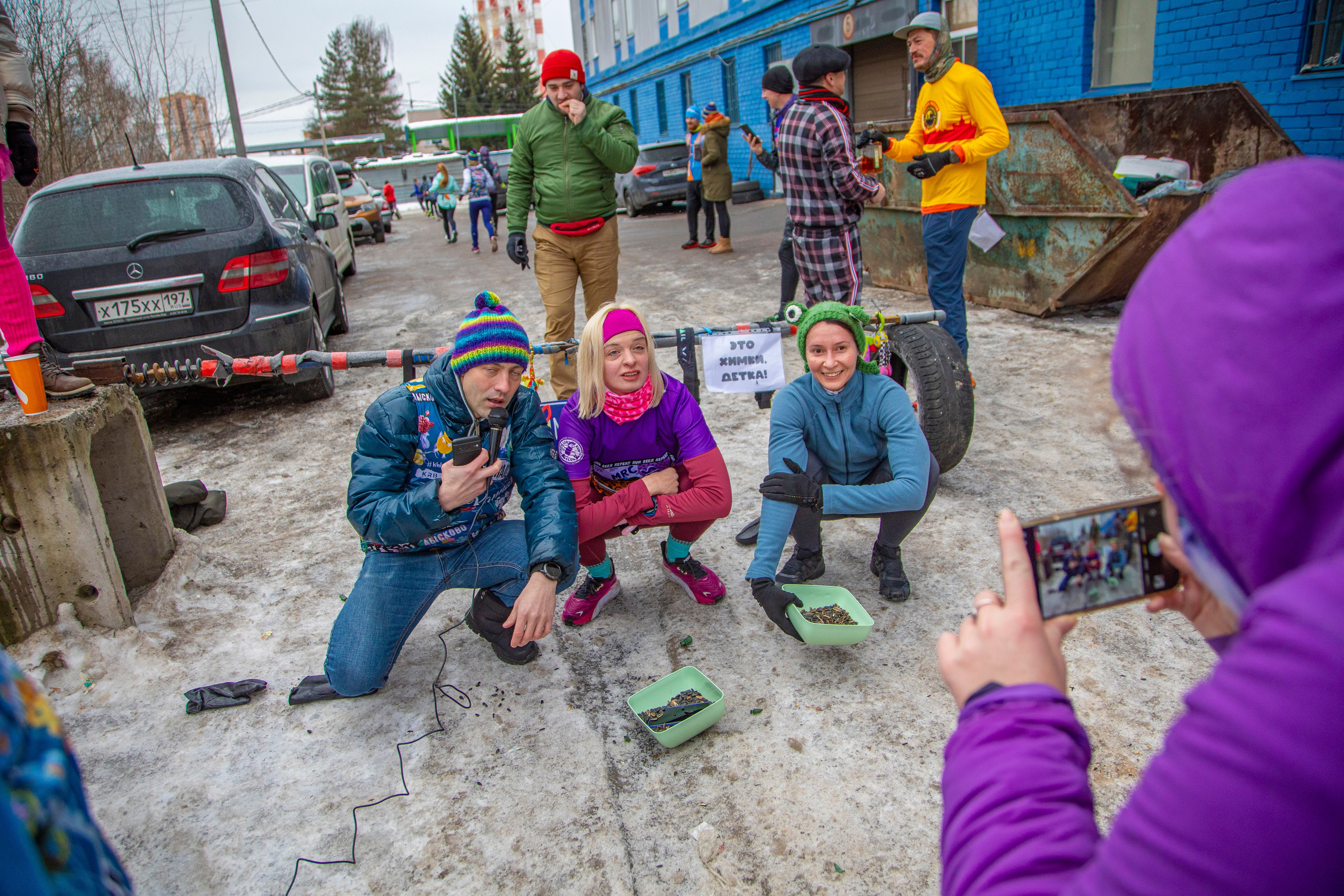 Марафон у дома, этап Химки 22.12.24. Фотограф Сергей Ловкий