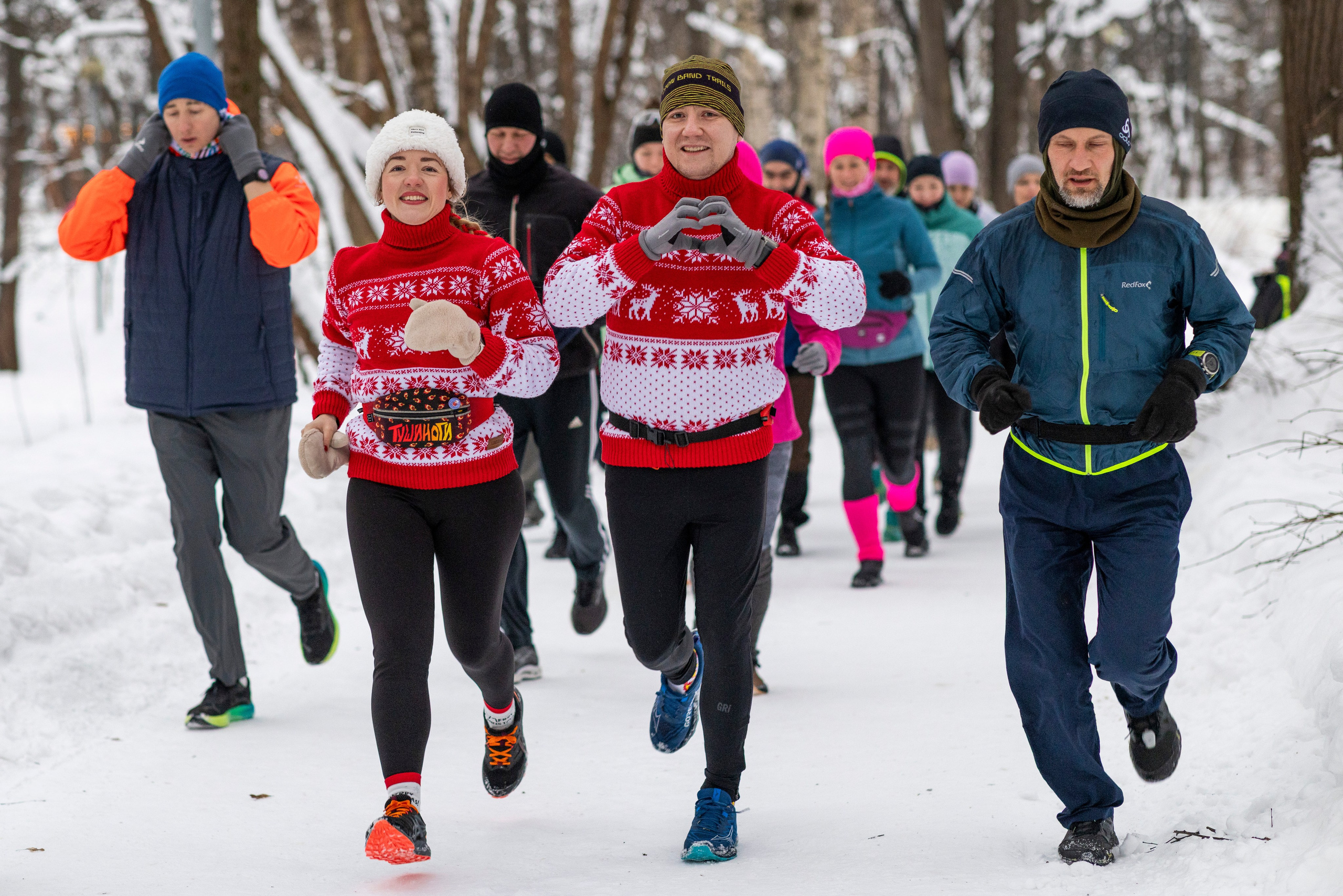 196 забег 5 вёрст в Тушино, 17.01.26. Фотограф Сергей Ловкий
