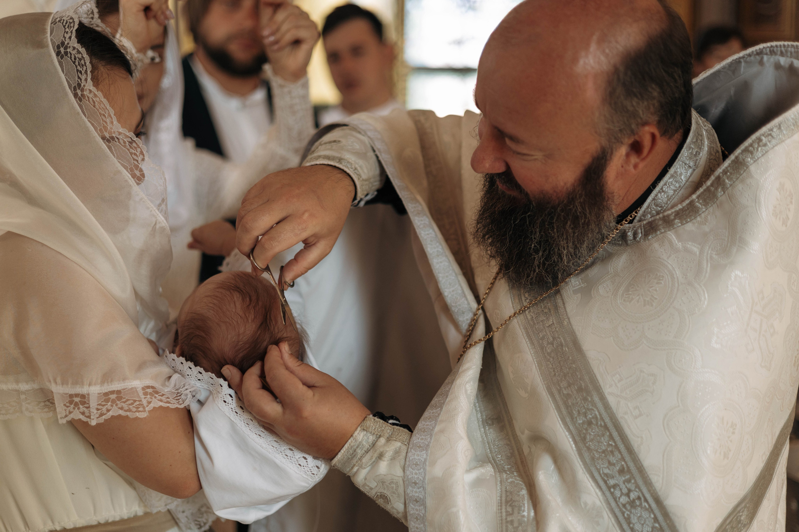 Таинство Крещения Савелия. Фотограф Сальск Катерина