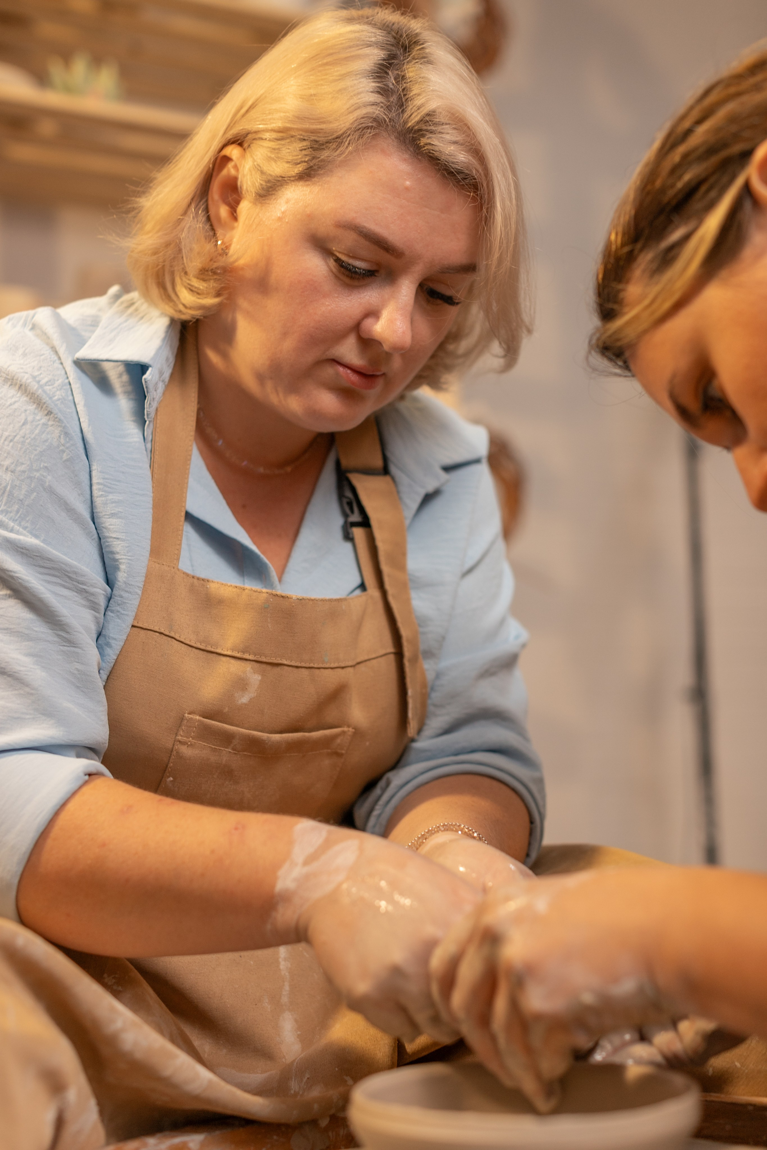 Гончарный МК Ирина и Юлия. Семейный и детский newborn фотограф в Ростове-на-Дону Наталья Лебедева