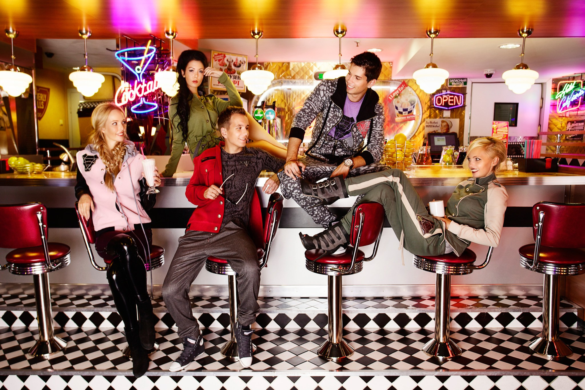 Архив: рекламная съёмка Black Star Wear в Beverly Hills. Бьюти фотограф Павел Паршин