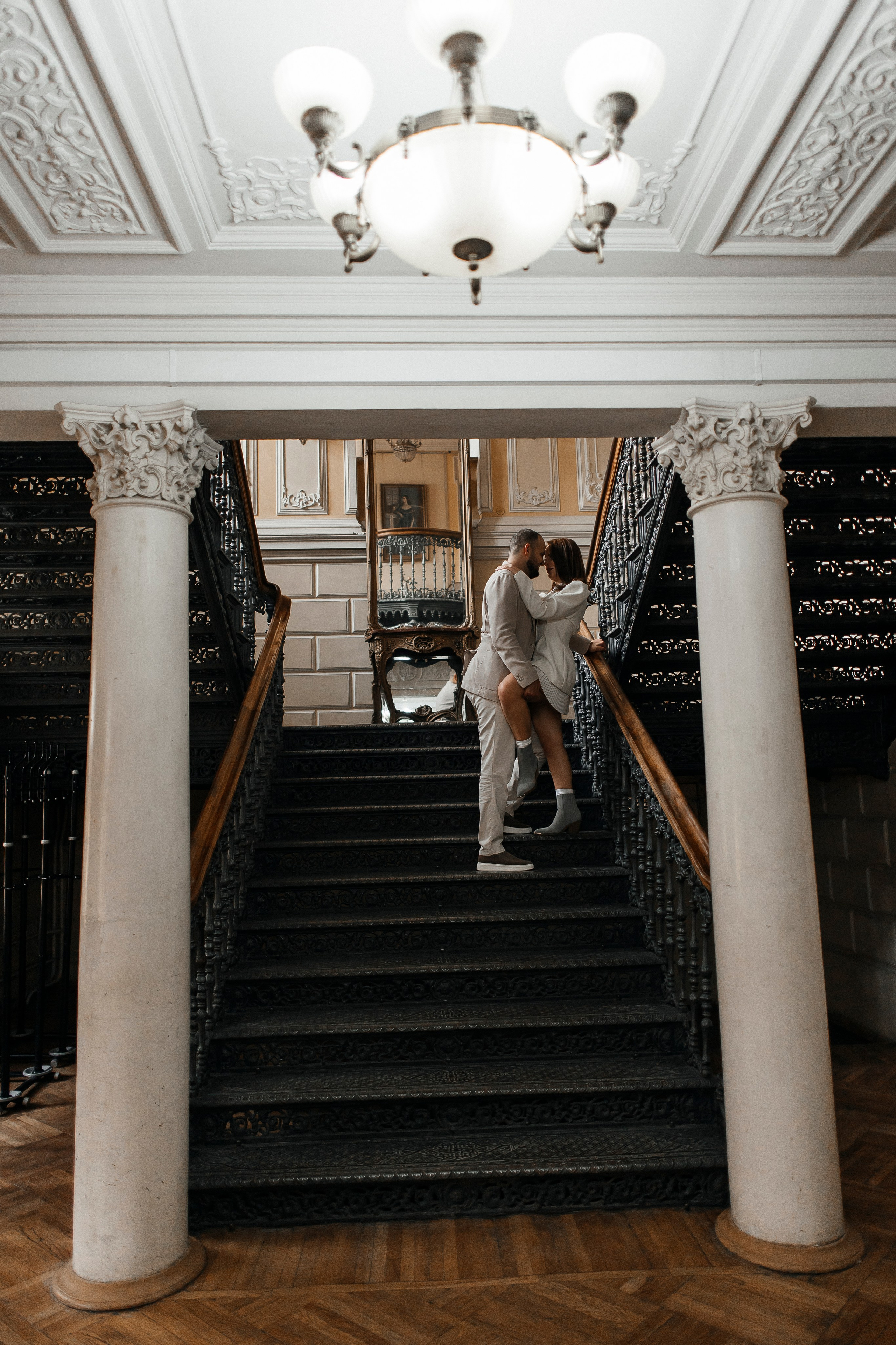 Анастасия и Мостафа (библиотека + прогулка). Фотограф в Москве Екатерина Потапова