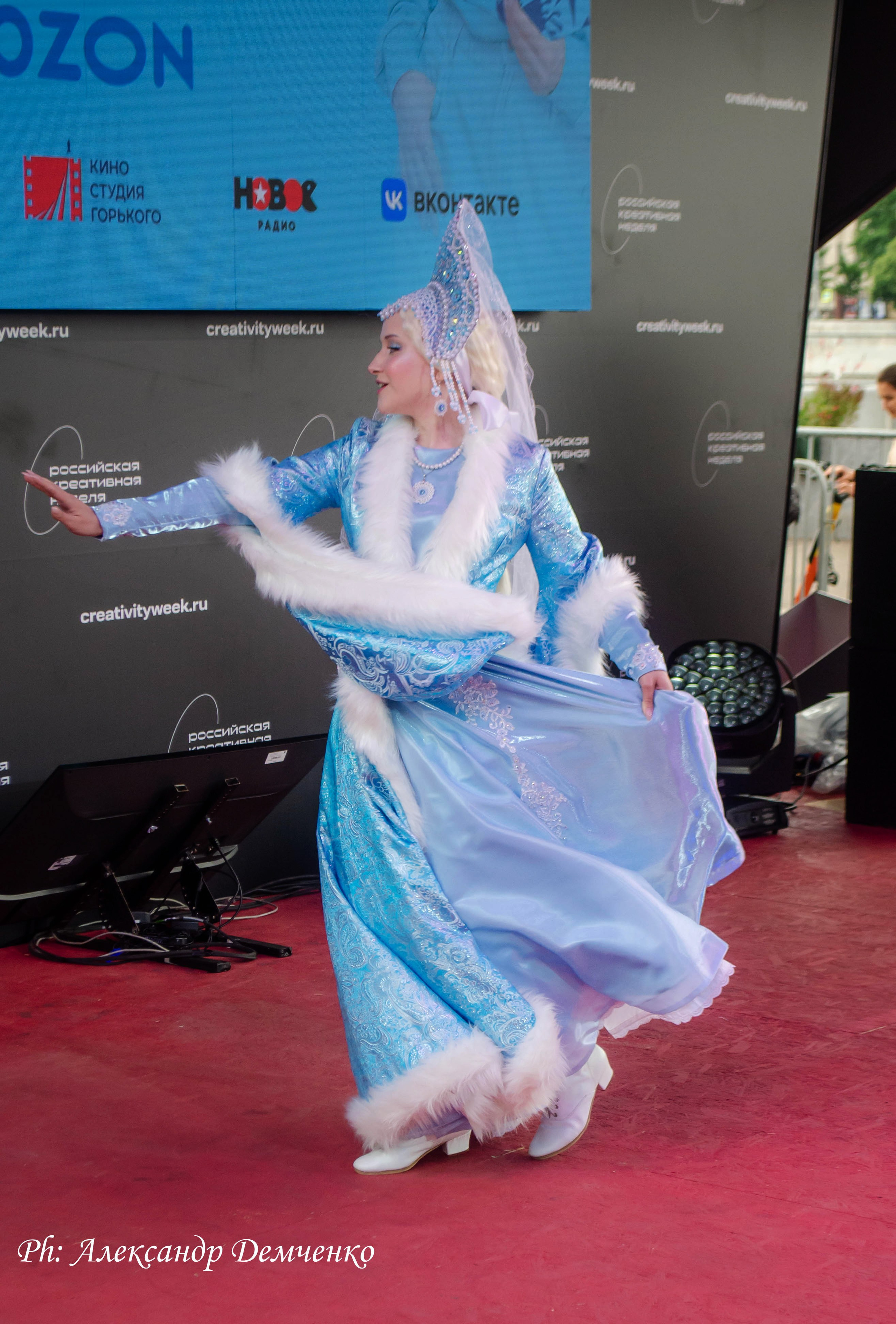 Фотосессия сцены в Москве на разных репортажных мероприятий