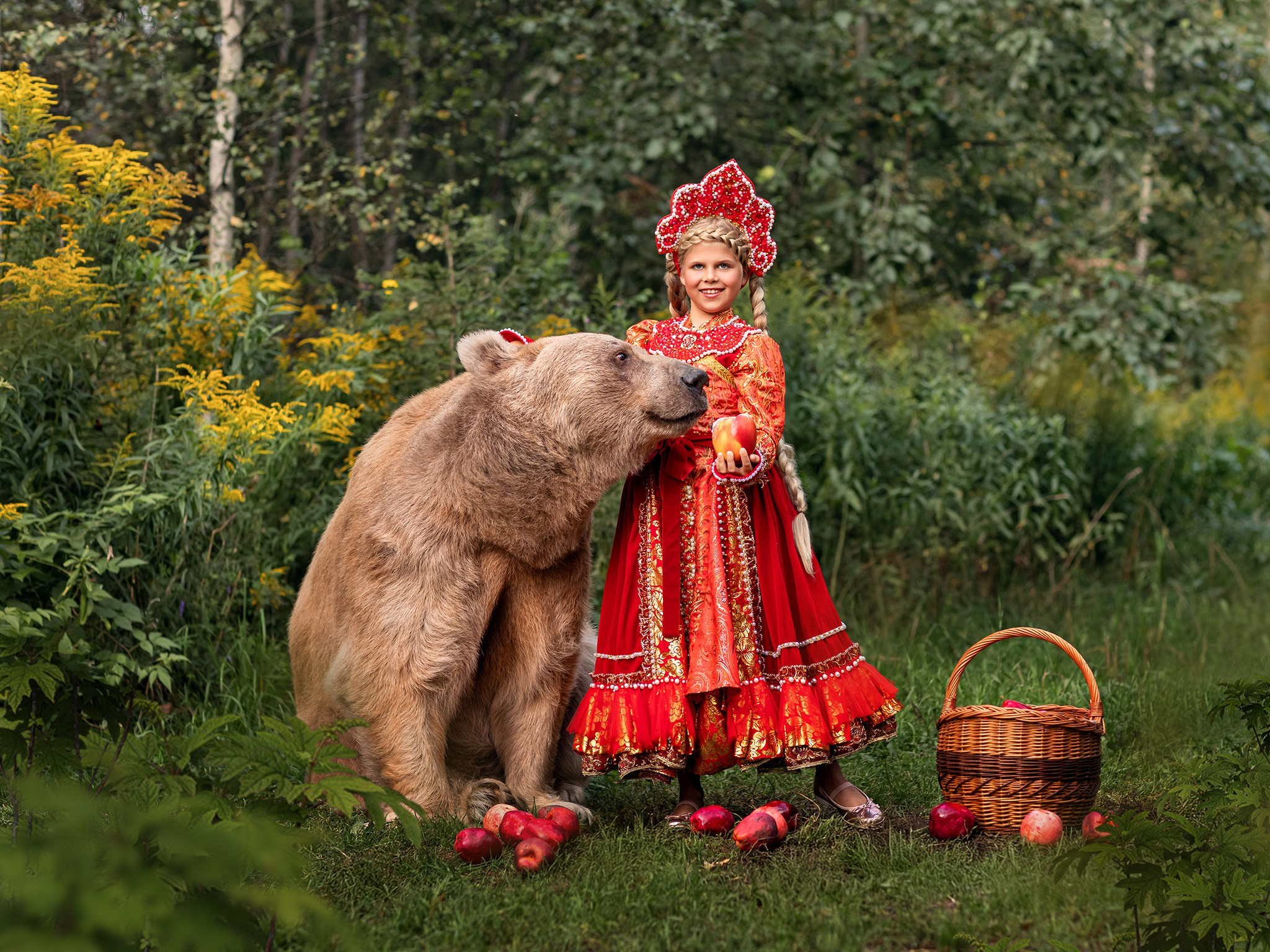 Семейная съемка с животными. Детский и семейный фотограф Елена Михайлова в Москве