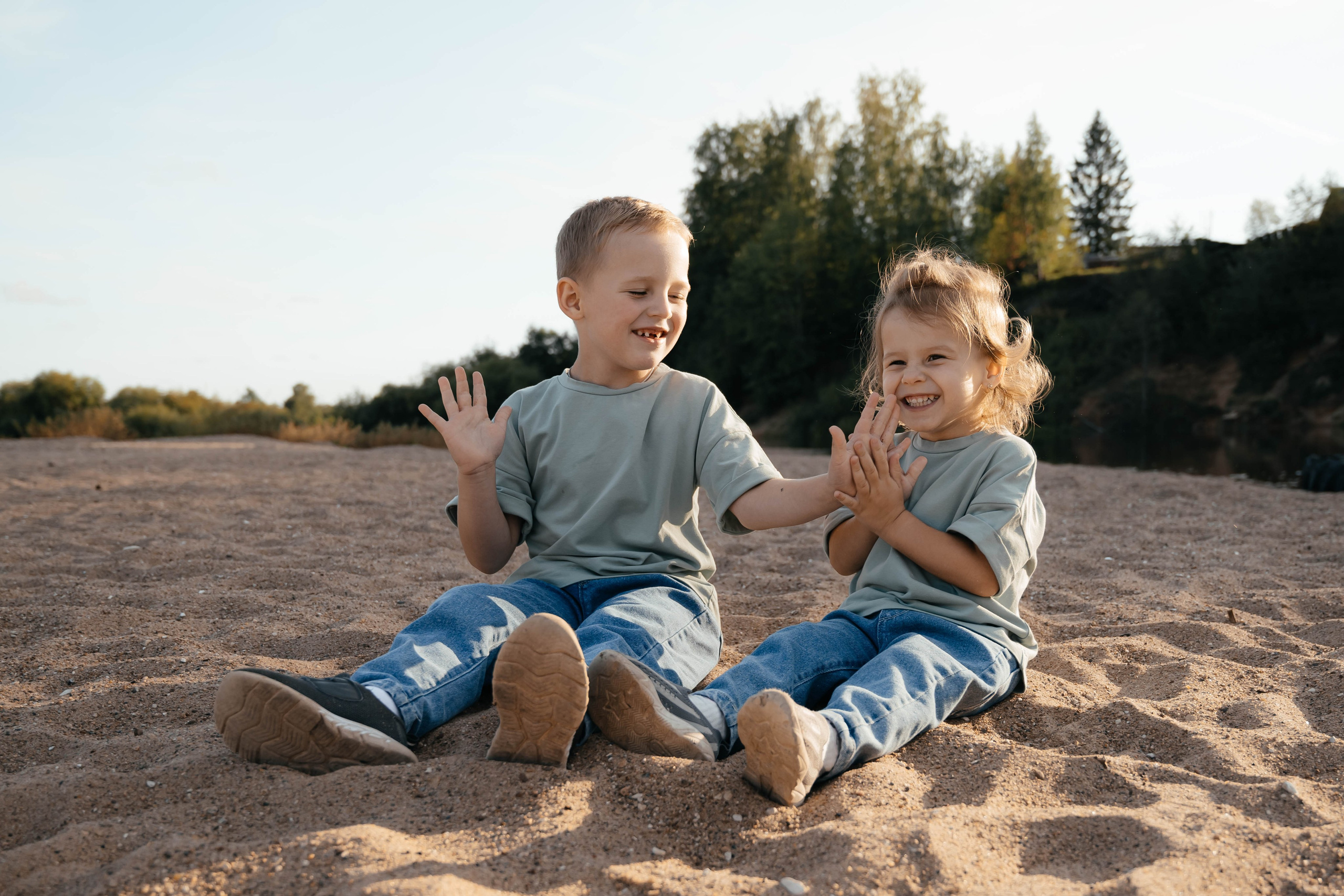 Съёмка на пляже в Верховажье. Свадебный и семейный фотограф г. Ярославль Савинская Анастасия
