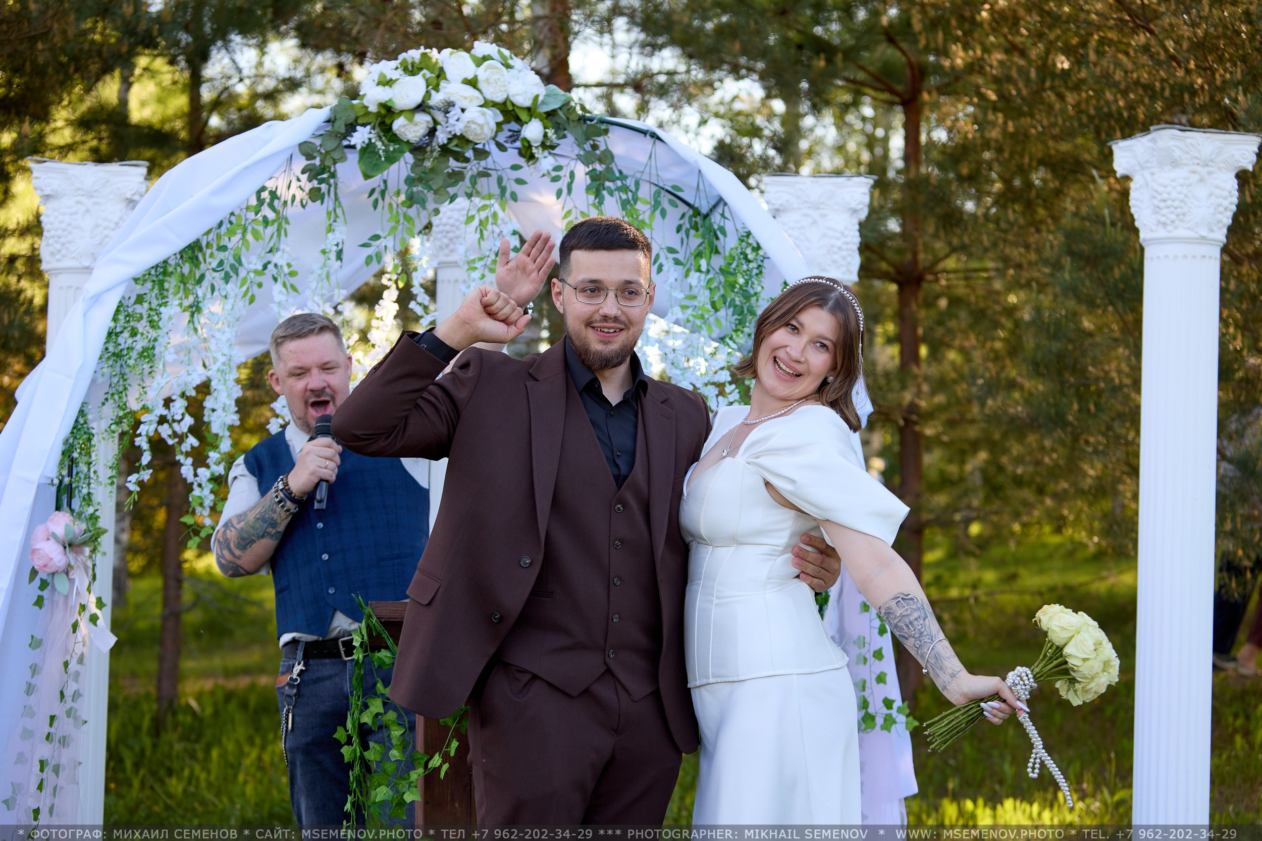 Свадьба Анастасии и Даниила. Photographer for business Mikhail Semenov. Aqua photo studio, photo school