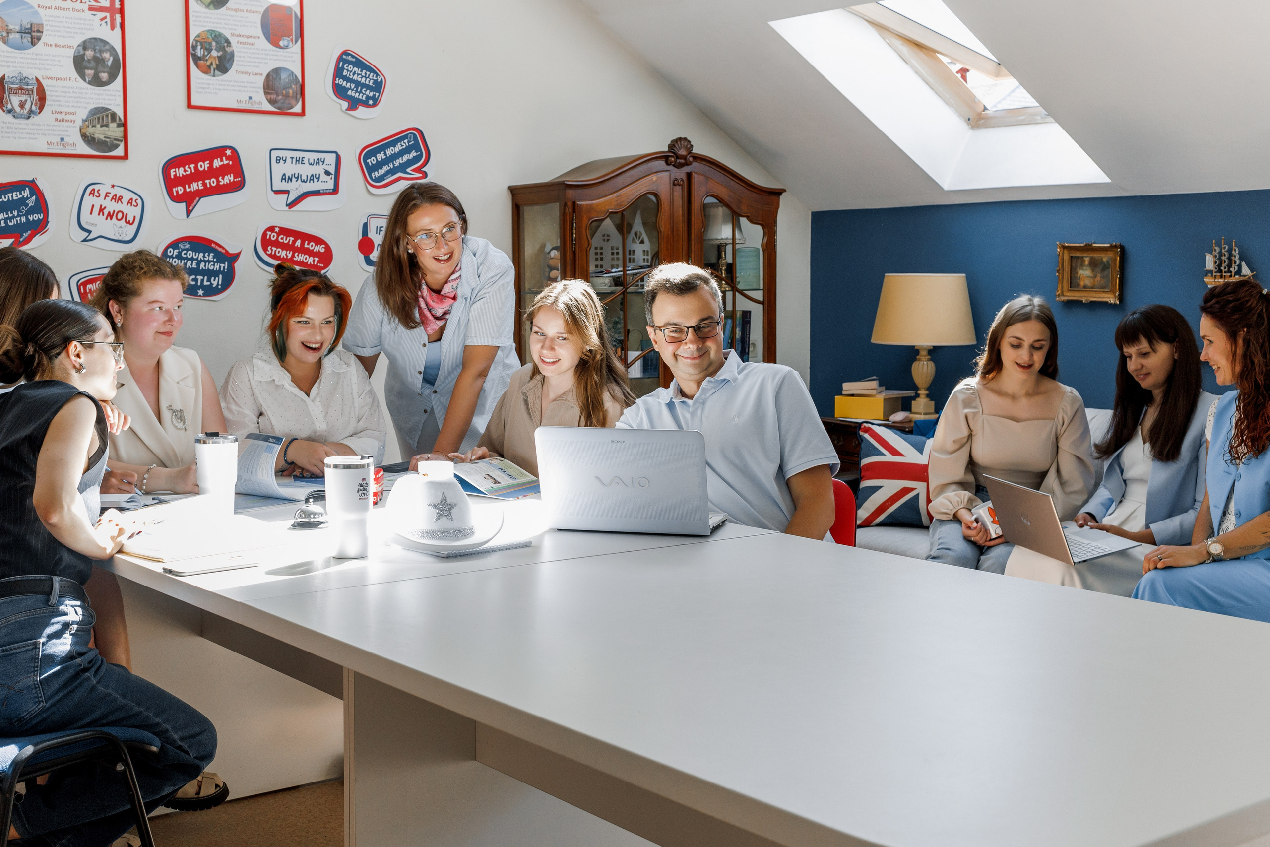 Контентная фотосессия для центра английского языка. КОНТЕНТ ФОТОГРАФ