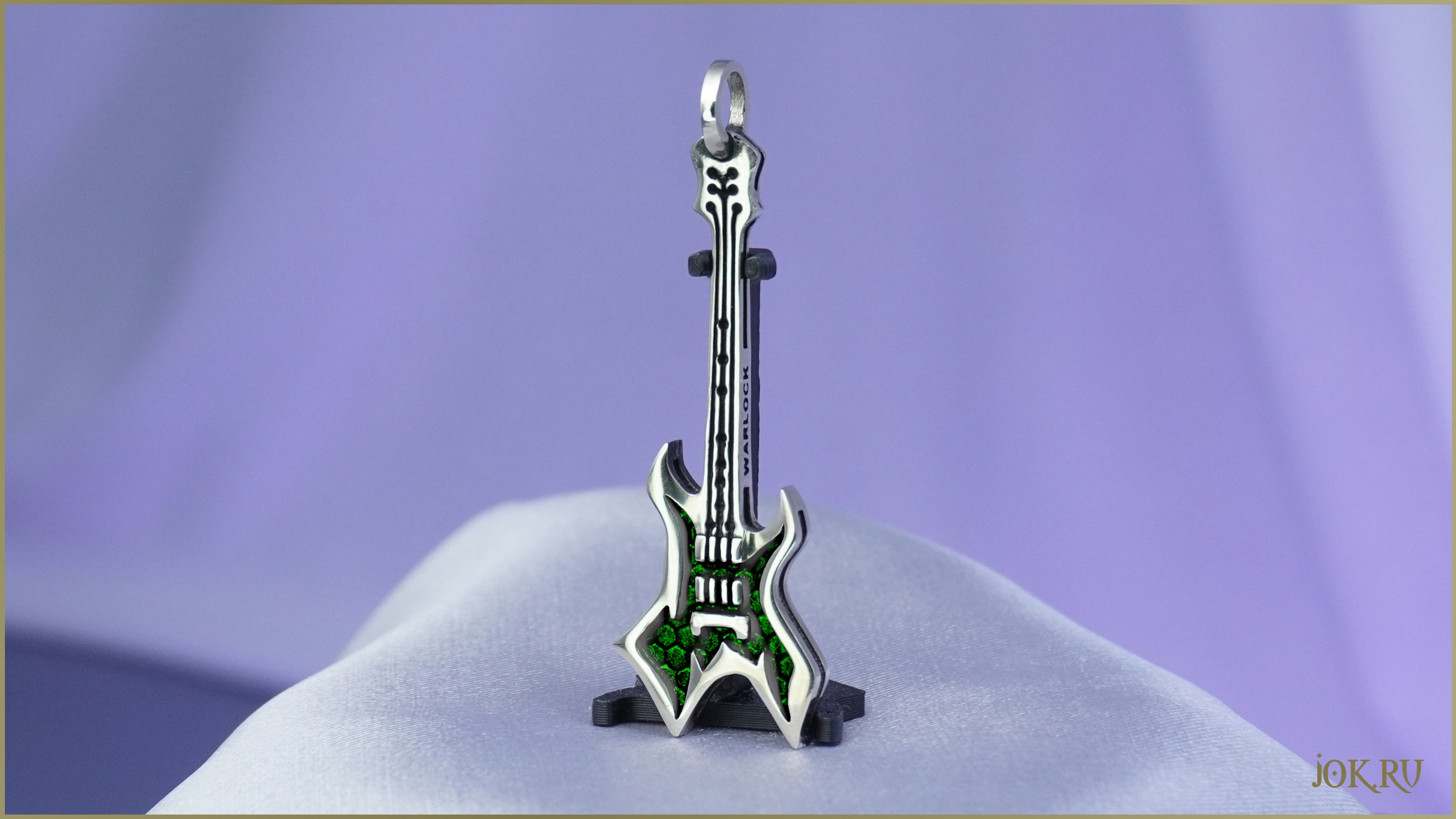 Подвеска‑гитара из нержавеющей стали: стильный аксессуар для меломанов в Мастерской Joker-Studio