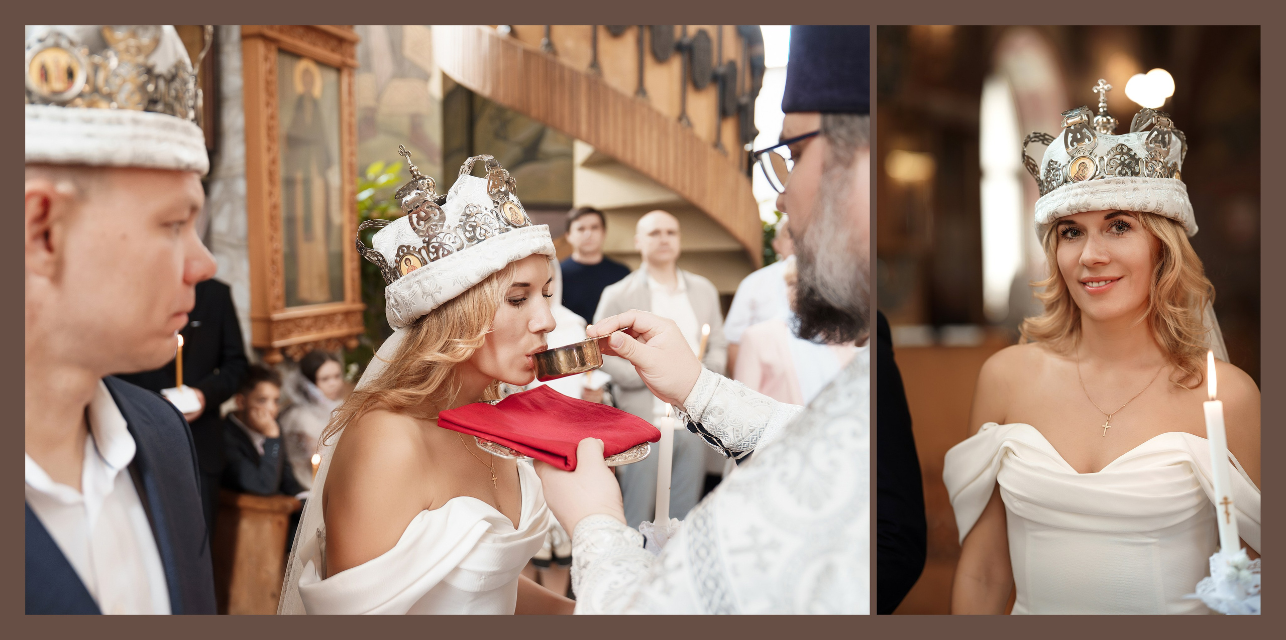 Храм Святого Великомученика Георгия Победоносца на Поклонной Горе, венчание 