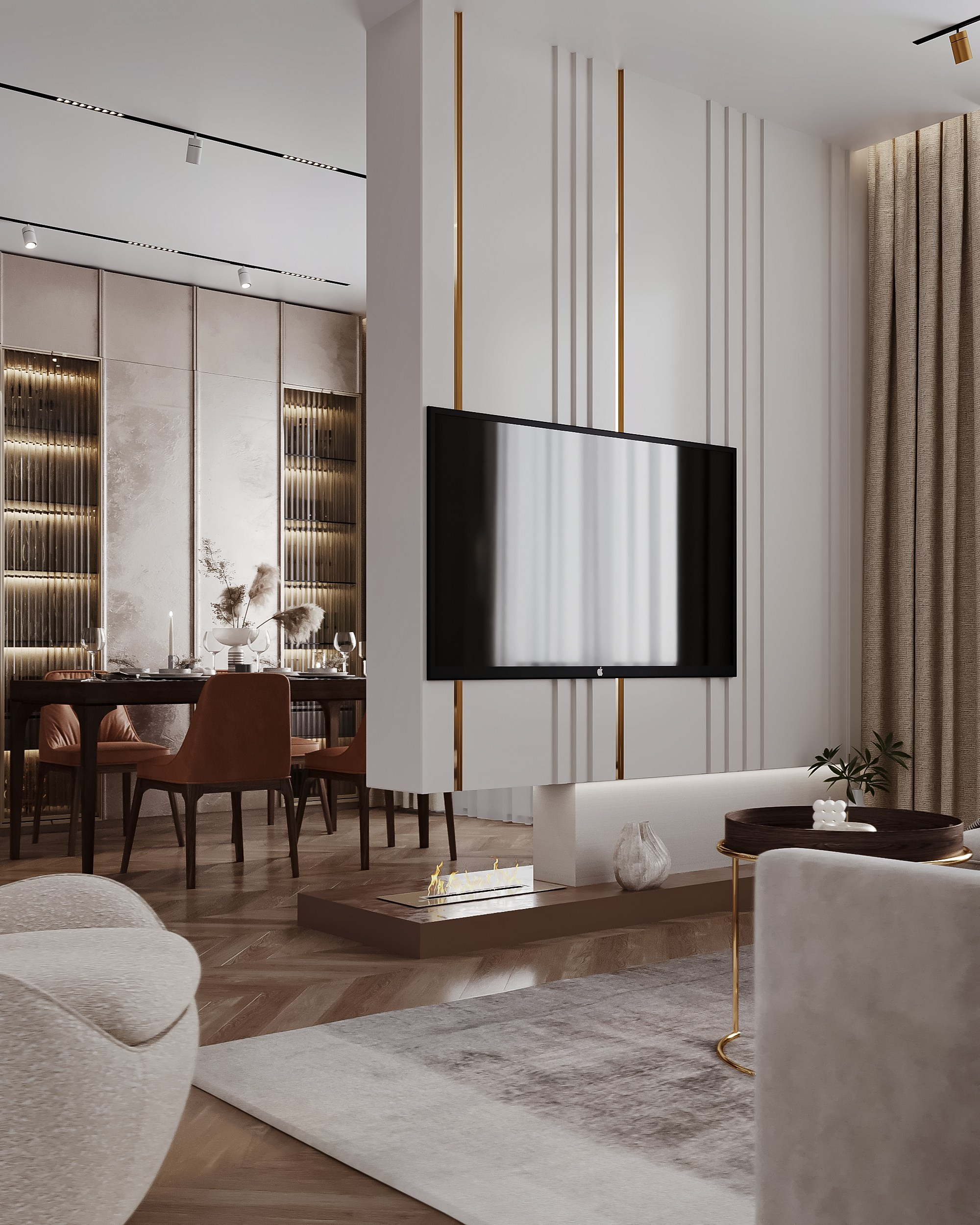 ЖК Хендлайнер 103 м². 3Д-Визуализация Наталья Макогонова