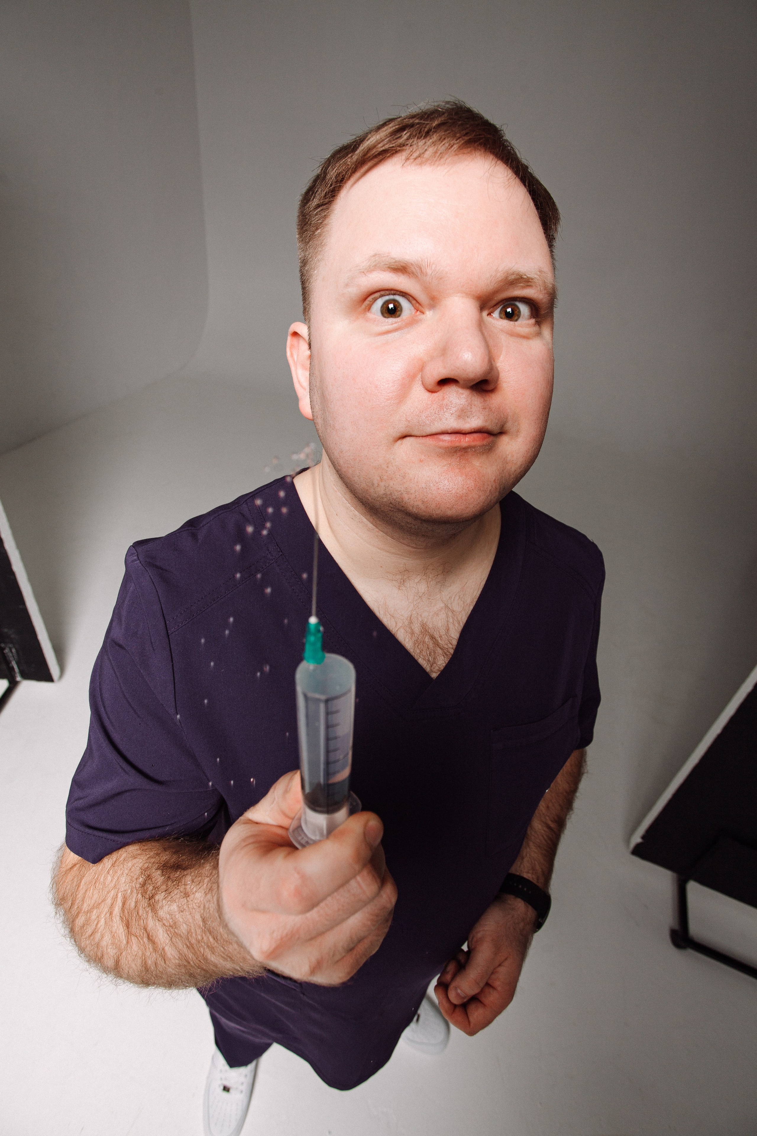 Съёмка врача в студии. Фотограф врача в Нижнем Новгороде и Нижегородской области.