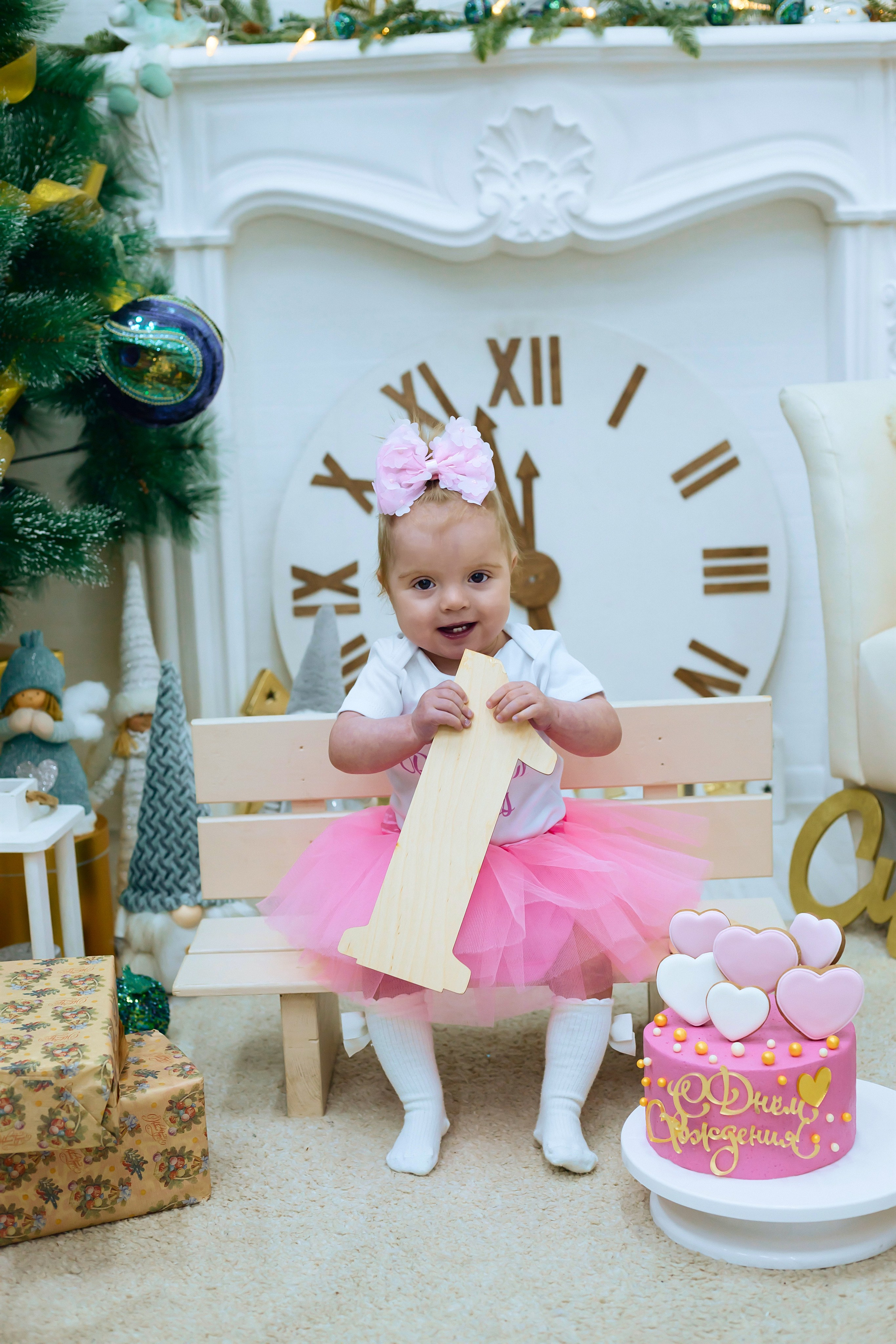 Годик и Новый год. Фотограф новорожденных Химки, Красногорск, Мытищи и Москва Елена Третьяк