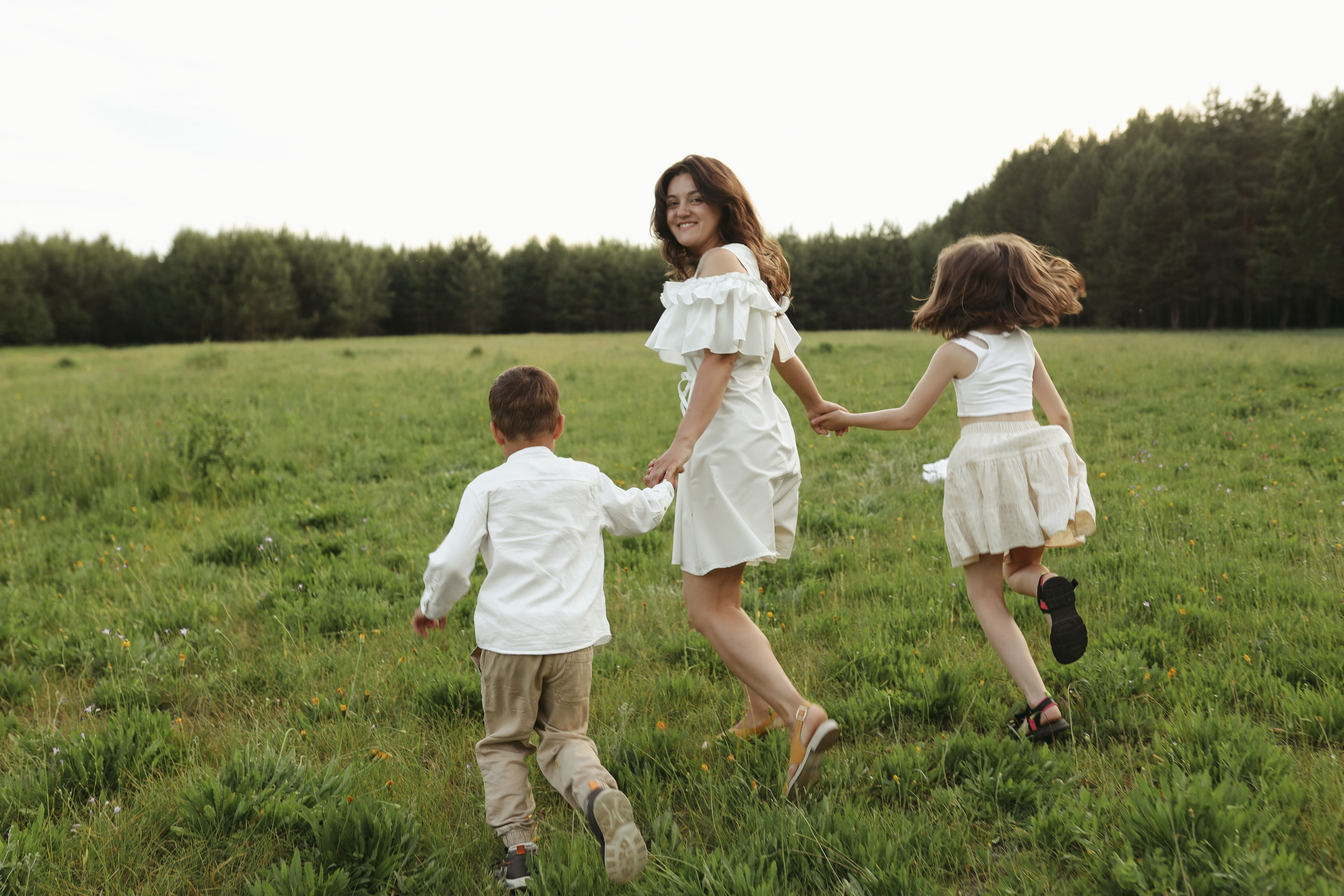 Семья в лесу. Дьячкова Мария фотограф
