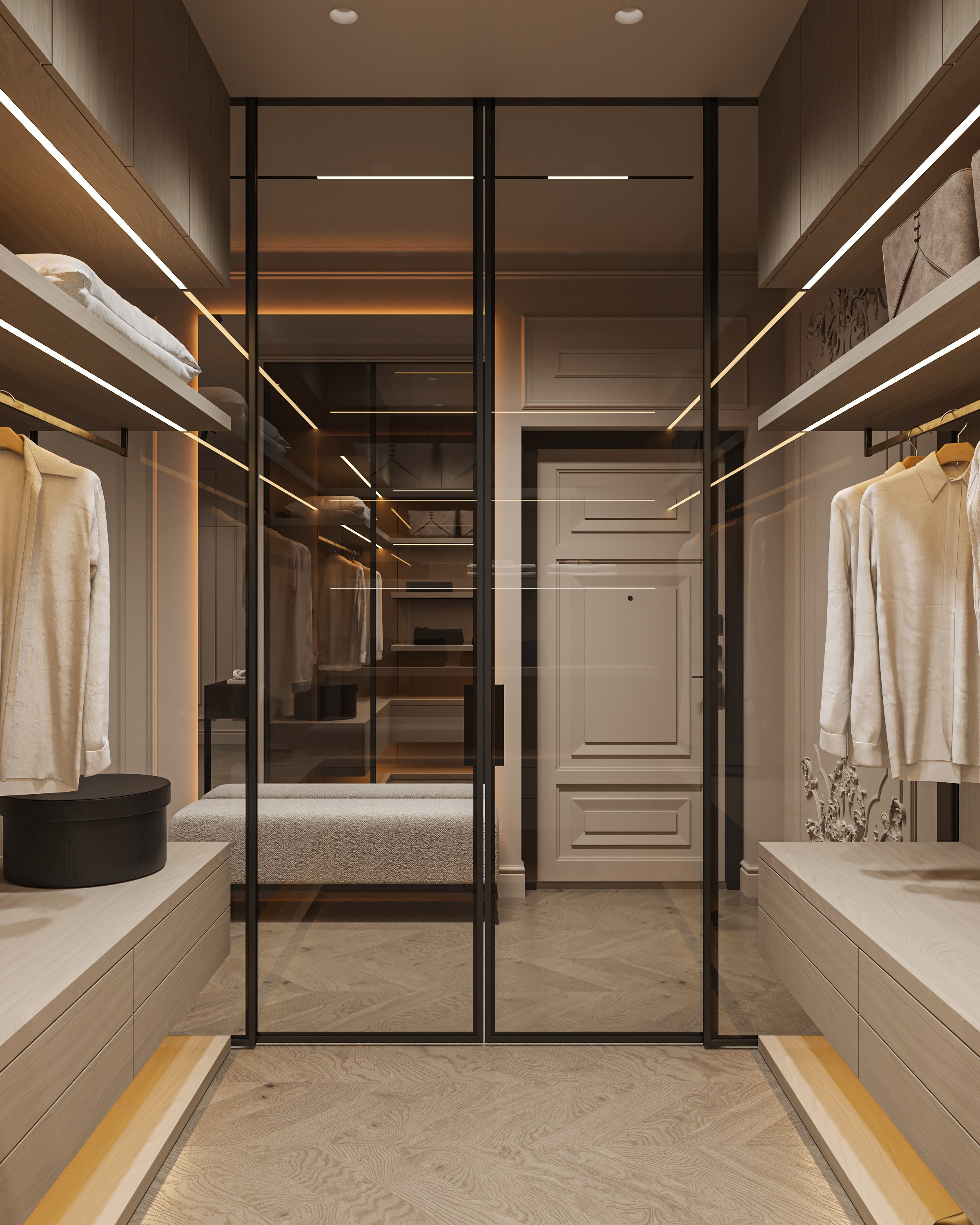 Кухня-гостиная ЖК «Континенталь». 3D визуализация интерьера Надежда Соколова