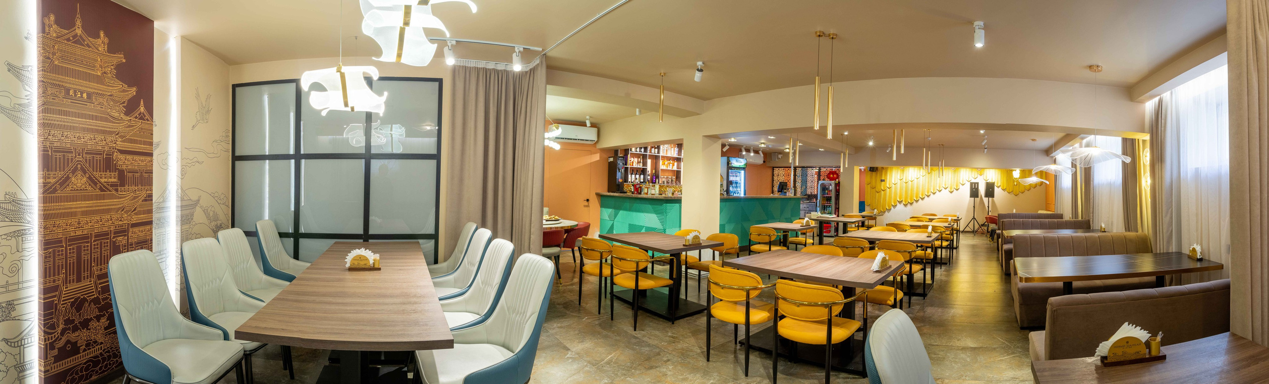 Интерьерная съёмка для ресторана Новый Шанхай, г. Улан-Удэ, Бурятия. Фотограф Стряпунин Александр. (рестораны, кафе, китайская кухня)