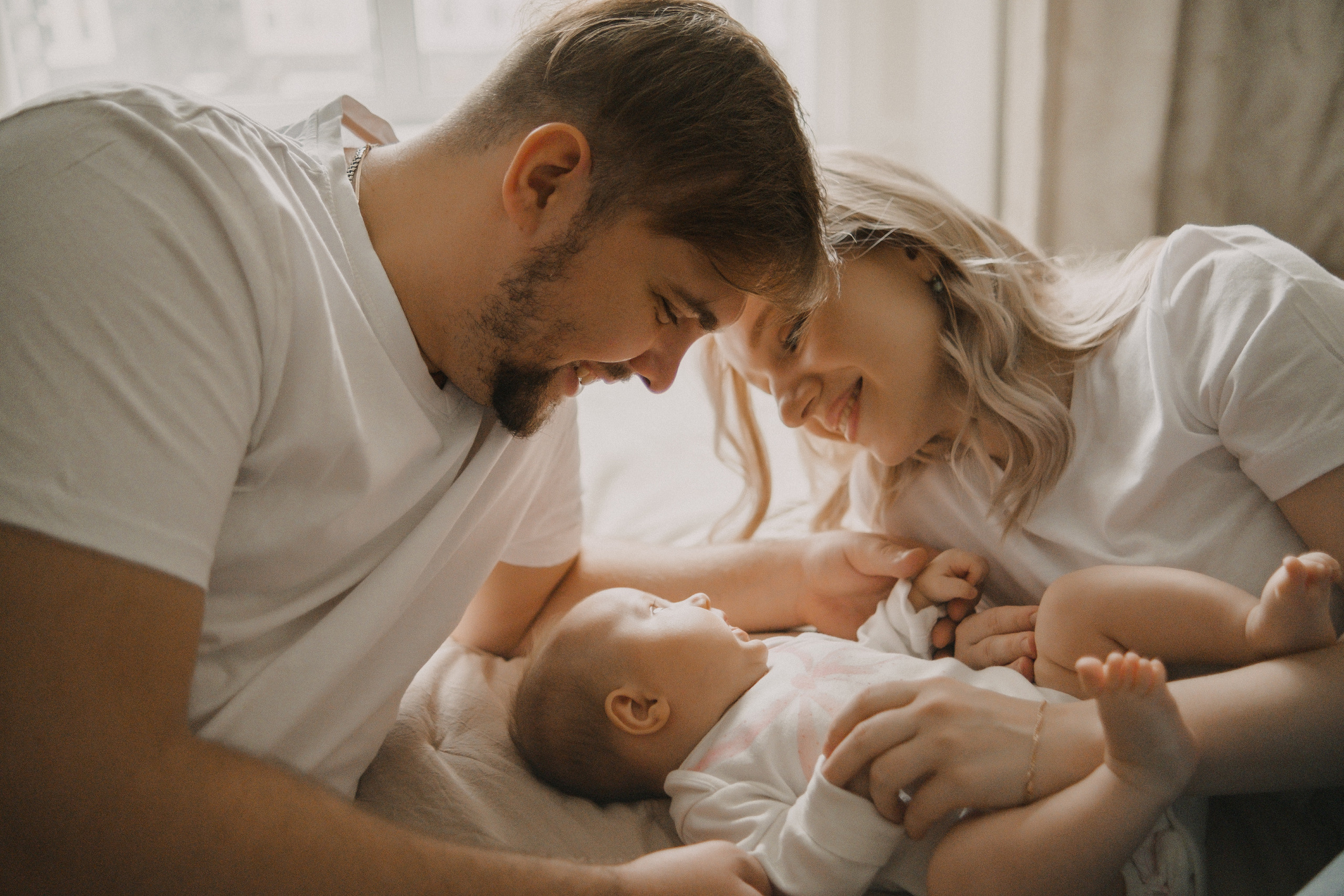 Анна, Слава и маленькая Ева. Семейный фотограф Уфа Головченко Анастасия