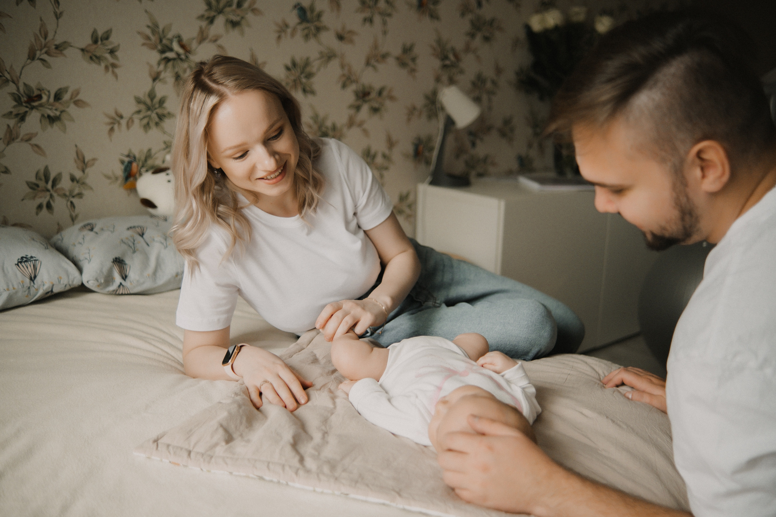 Анна, Слава и маленькая Ева. Семейный фотограф Уфа Головченко Анастасия