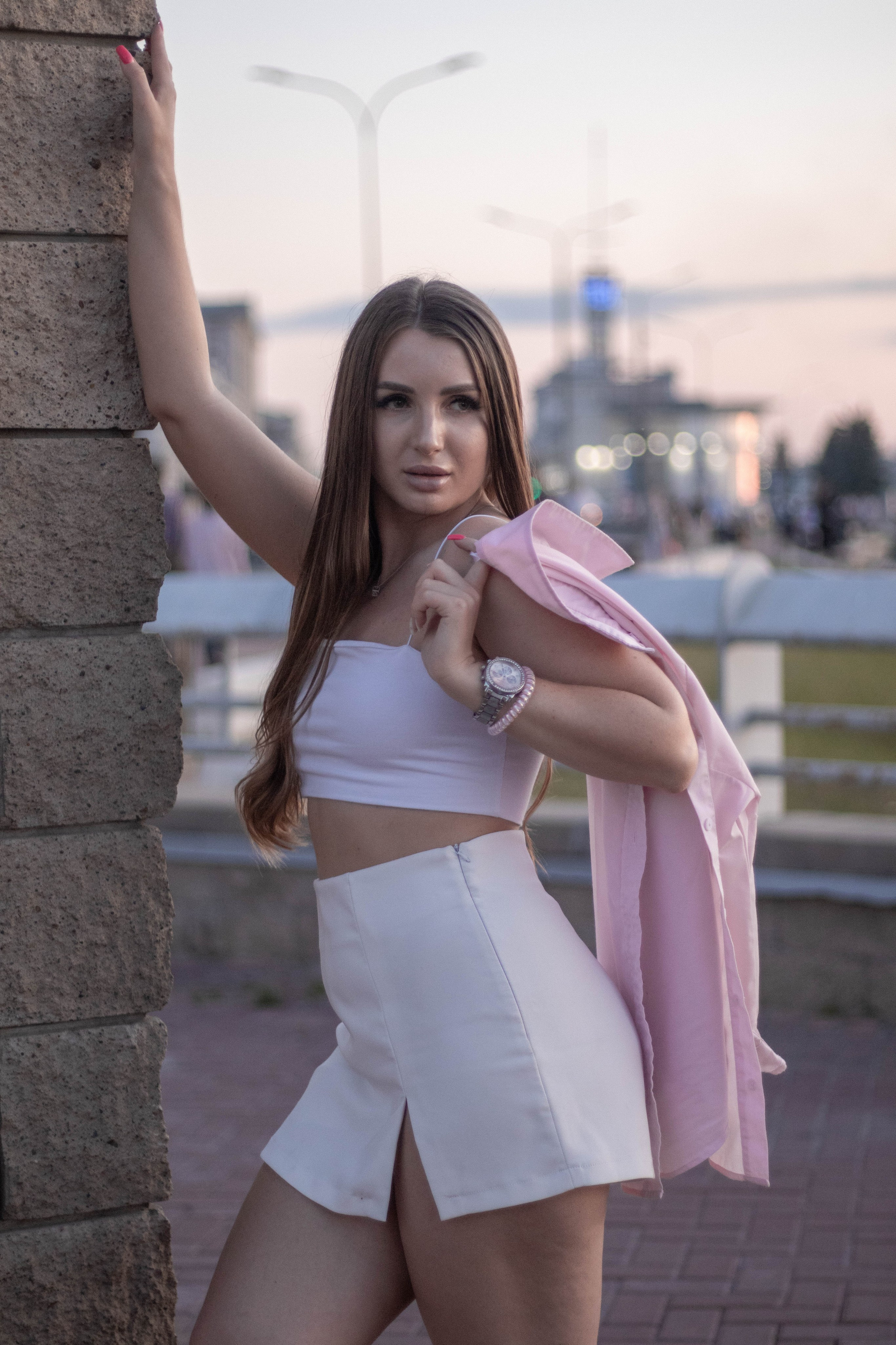Розовый закат- фотосессия для Ларисы. Портретный фотограф в Нижнем Новгороде Катя Попова