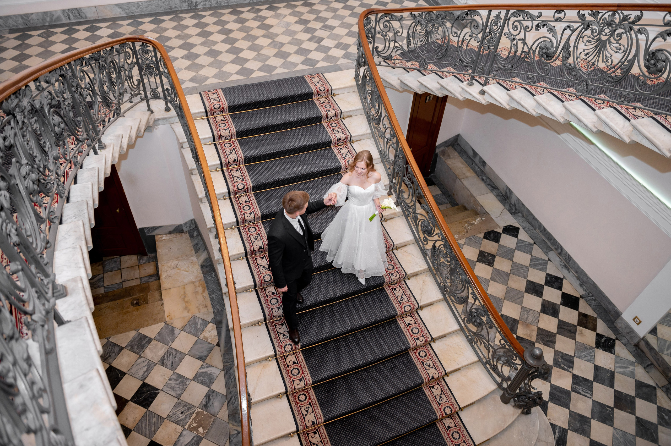 Анастасия и Михаил (Второй Дворец Бракосочетания на Фурштатской улице 52, фотосессия в Таврическом парке). Портретный, семейный и свадебный фотограф в Санкт-Петербурге и в Пушкине Ширяев Денис