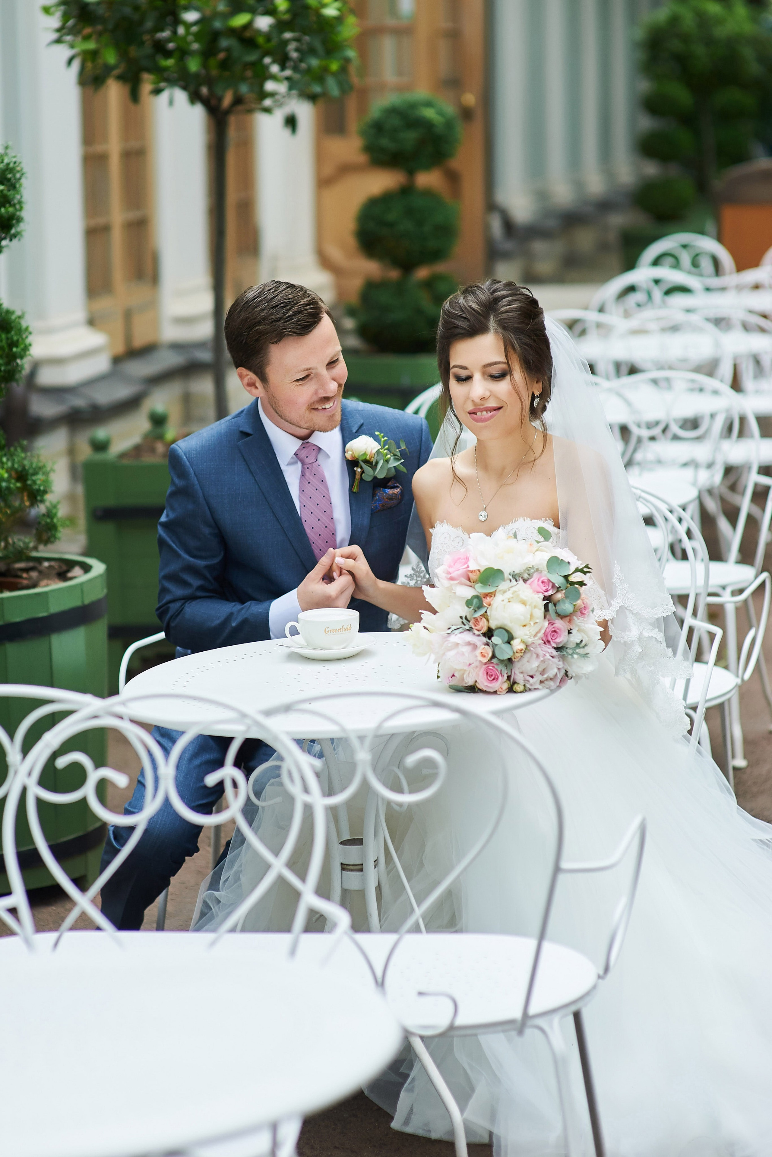 Валерия и Андрей (свадебная фотосессия в Летнем саду). Портретный, семейный и свадебный фотограф в Санкт-Петербурге и в Пушкине Ширяев Денис