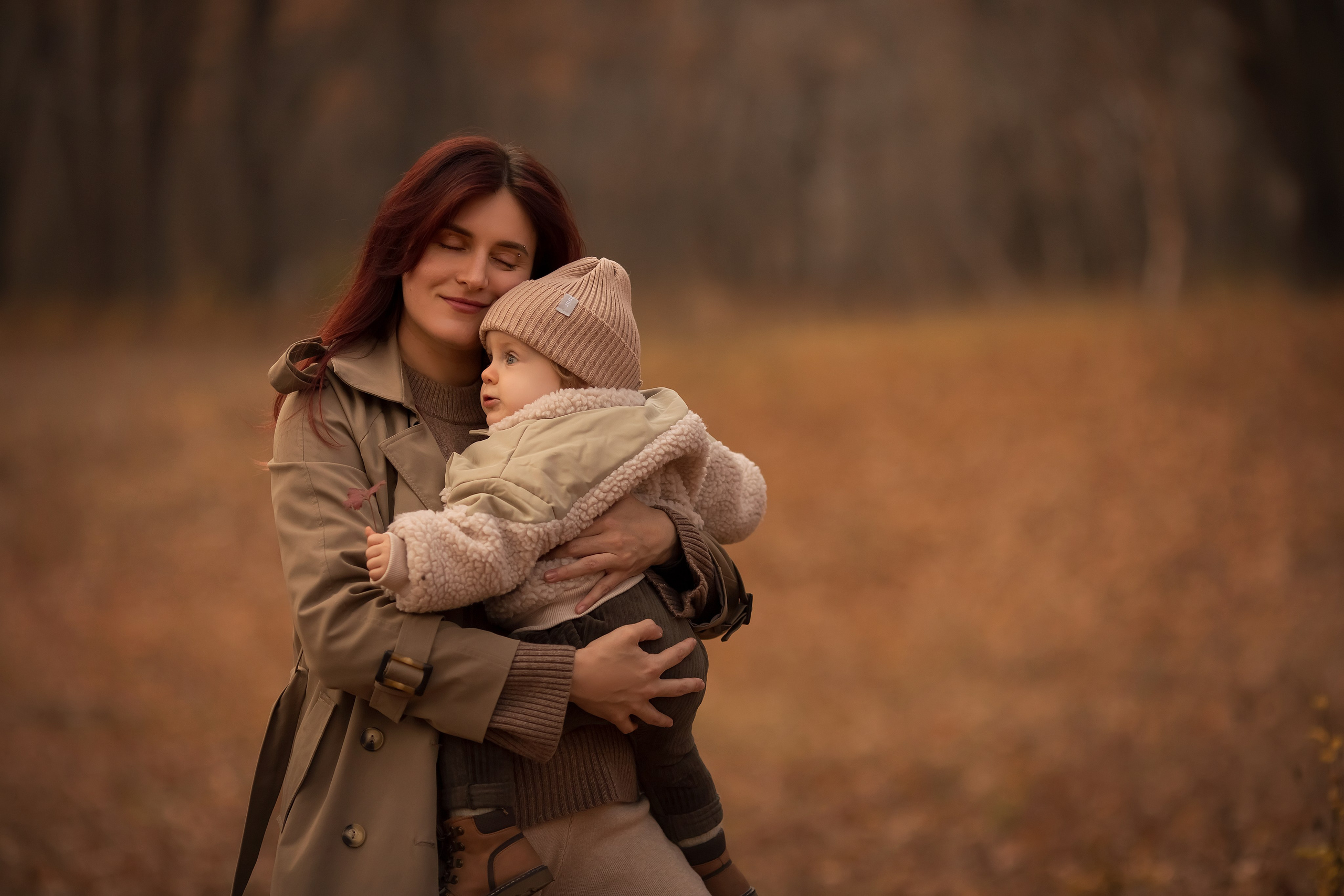 Осень в лесу. Семейный и детский фотограф в Саратове Полина Коткина
