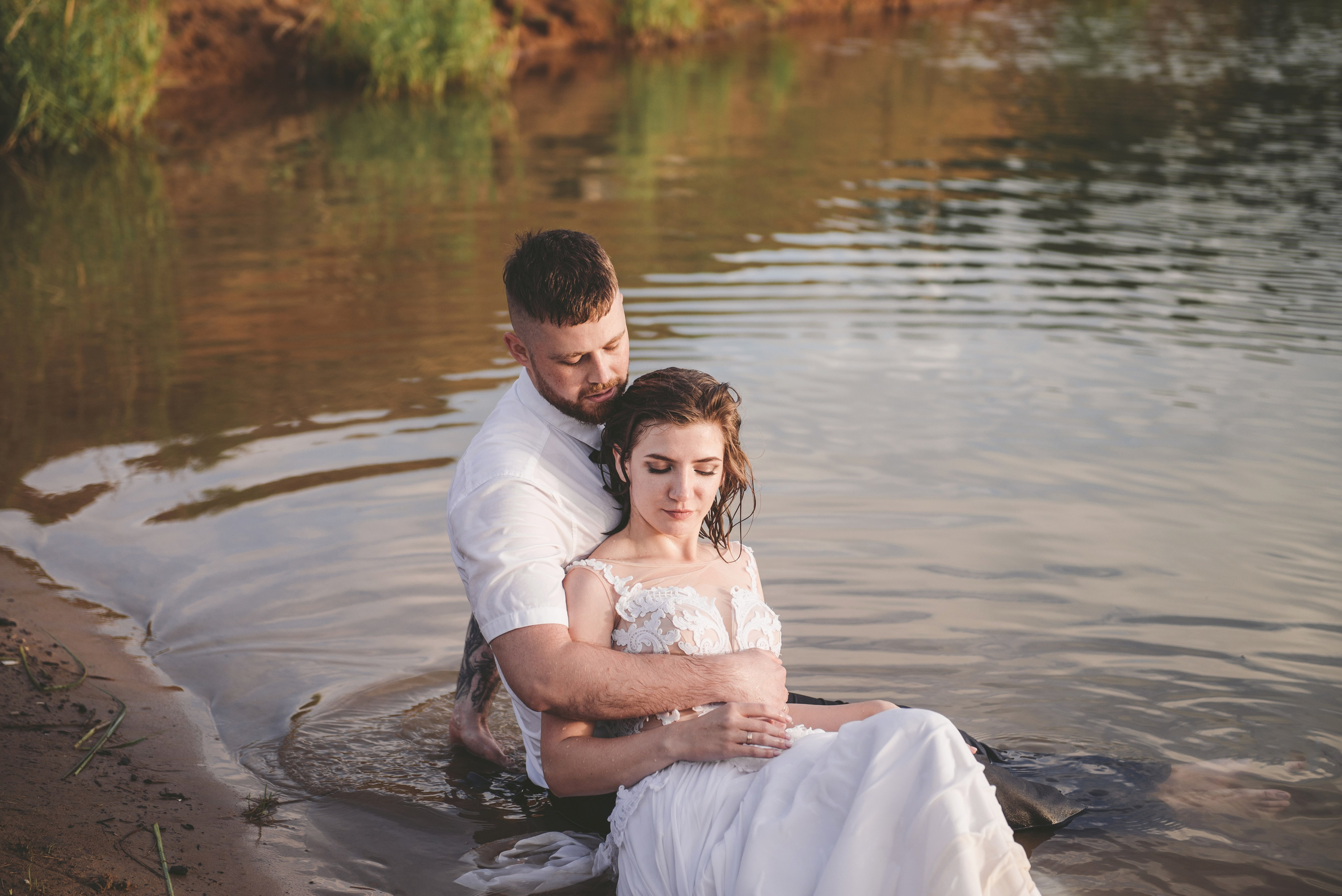 Выездная регистрация на песчаном карьере. Свадебный и семейный фотограф София Невская