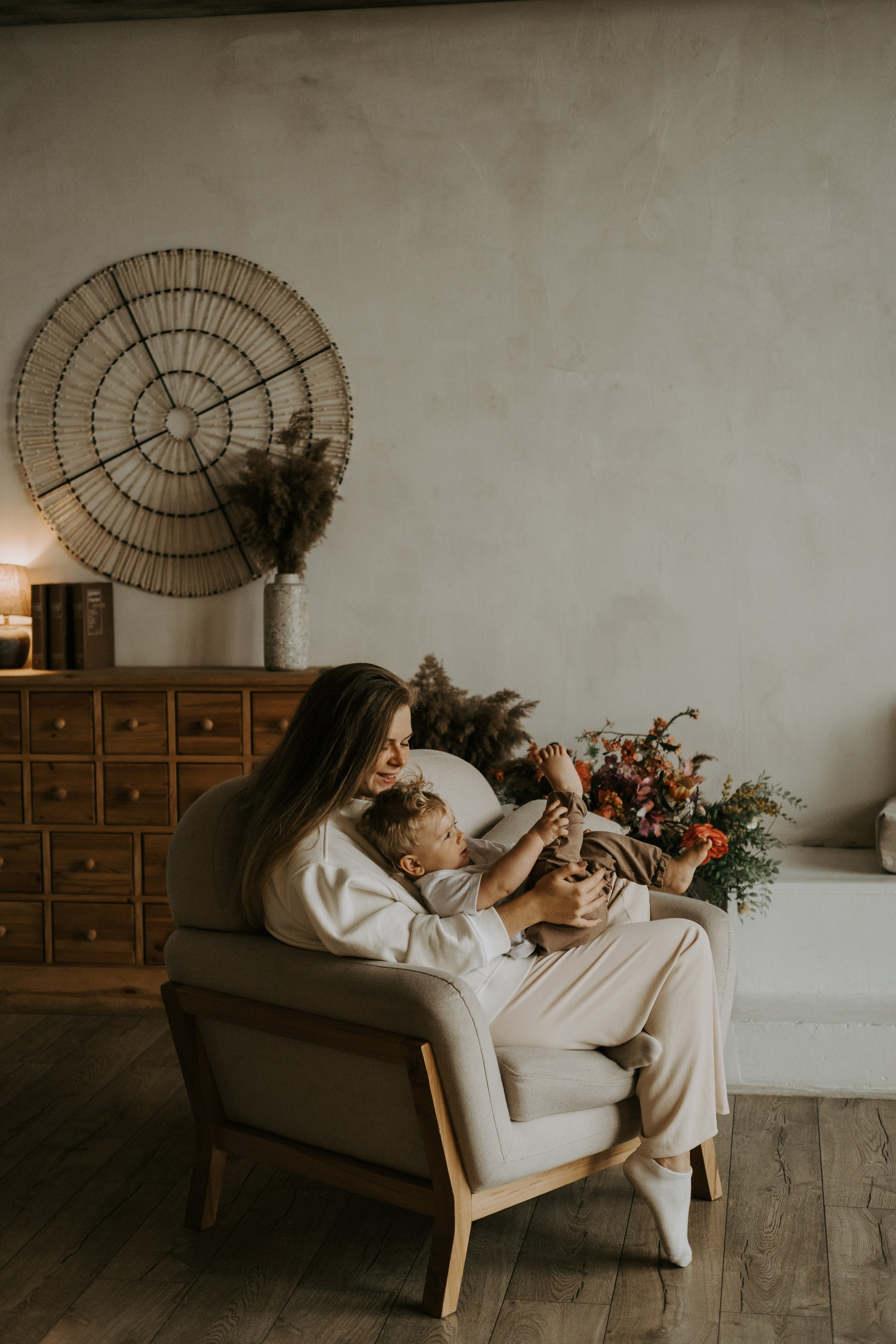 Красивая семья, уютная семейная фотосессия. Семейный фотограф в Москве Кристина Маркос