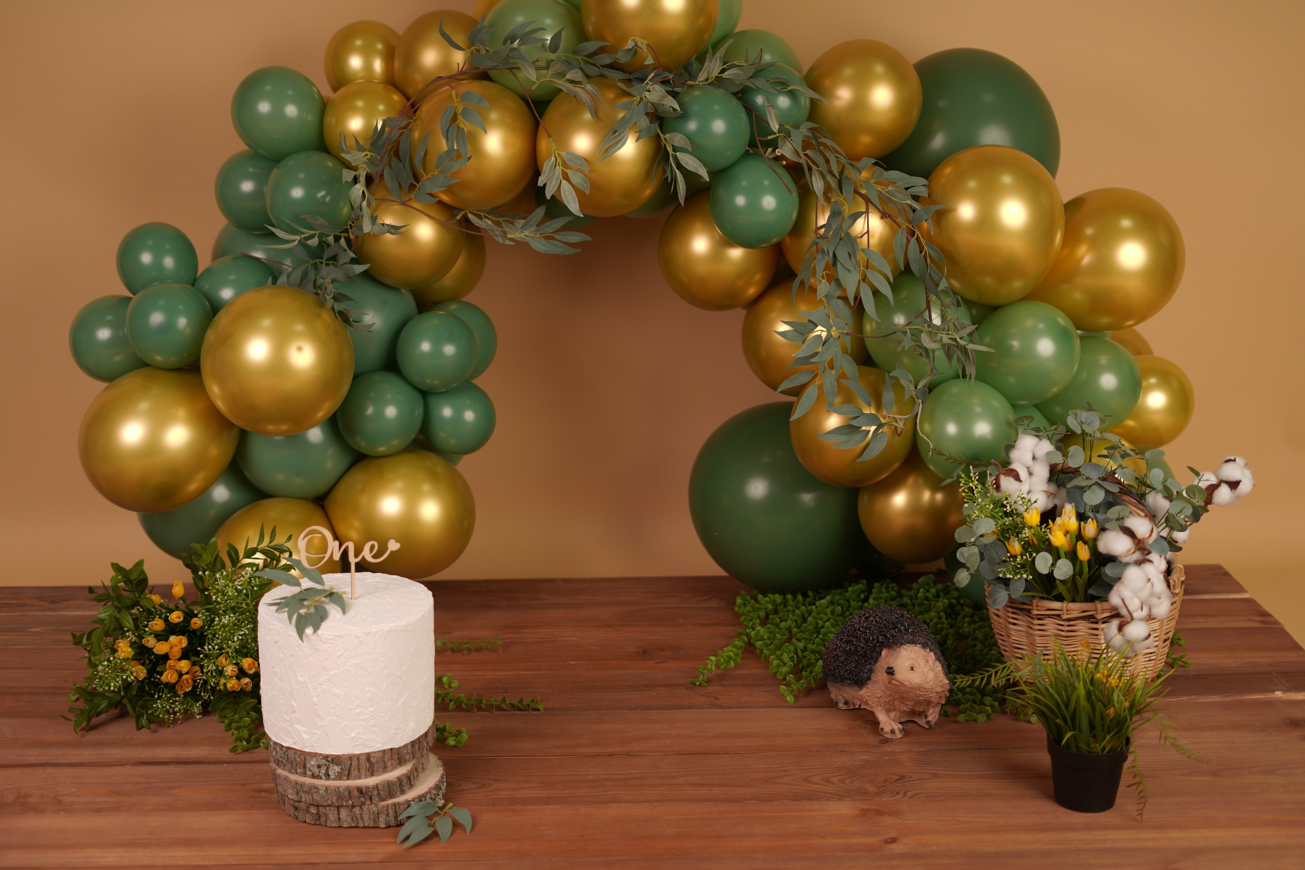 Шары к тарифу «годик эксклюзив». Фотограф новорожденных в г. Павлово Беспалова Екатерина