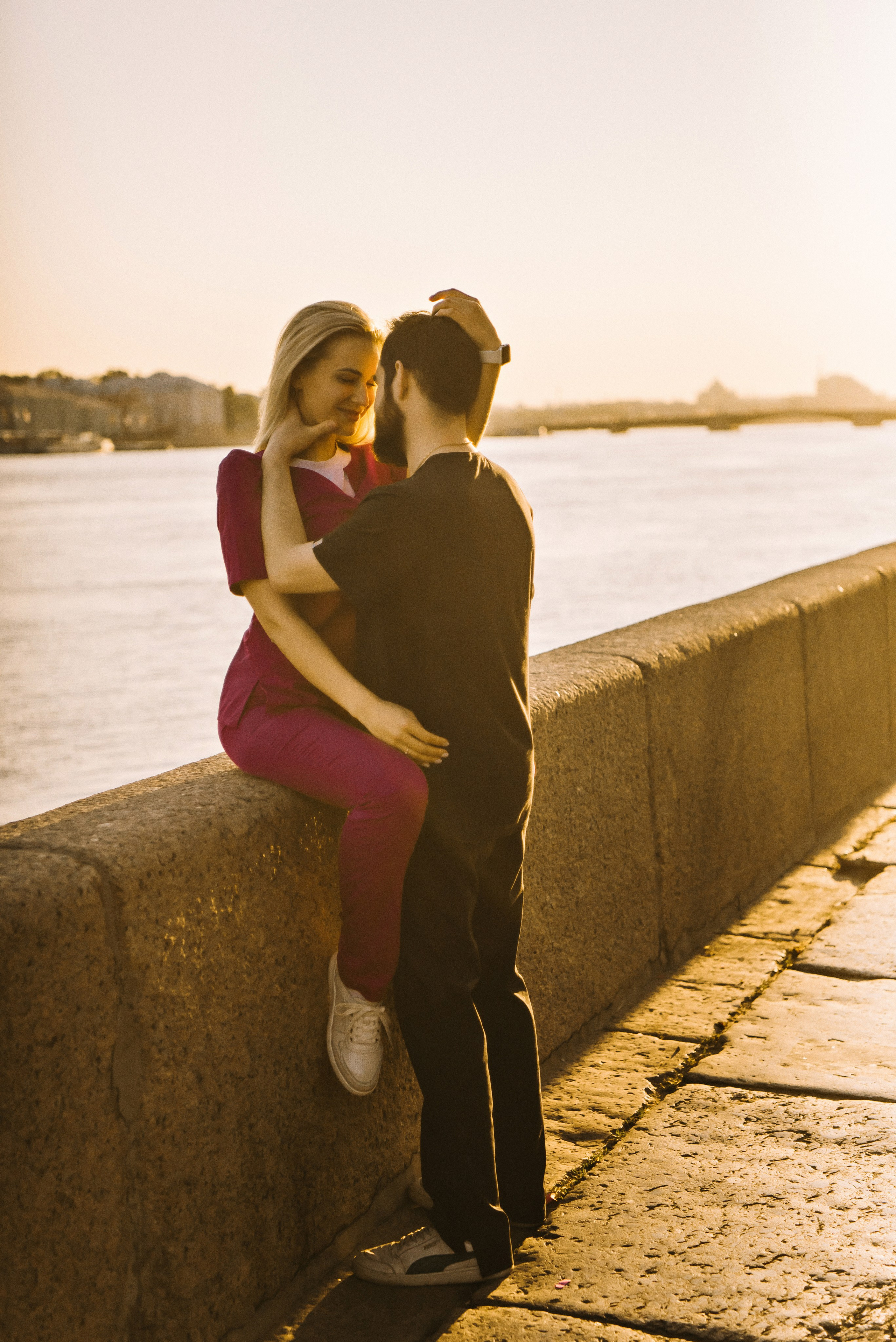 Лера и Женя. Разводные мосты. Рассвет. Свадебный фотограф в Санкт-Петербурге София Шубик