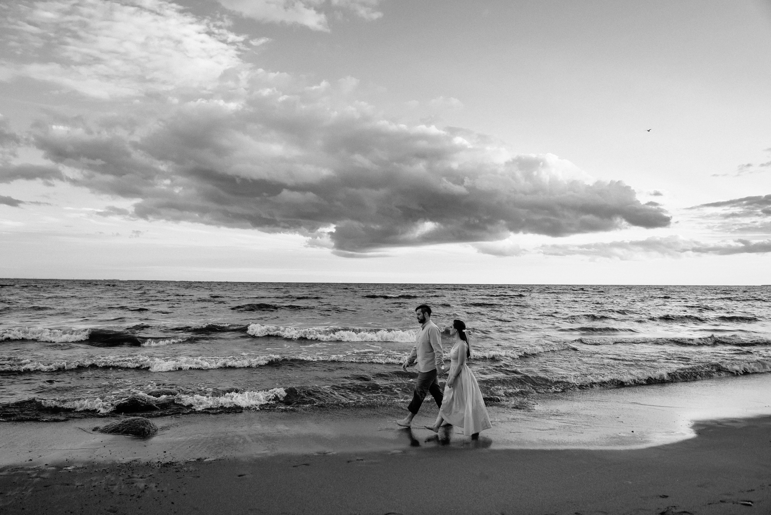 Настя и Вова Финский залив. Свадебный фотограф в Санкт-Петербурге София Шубик