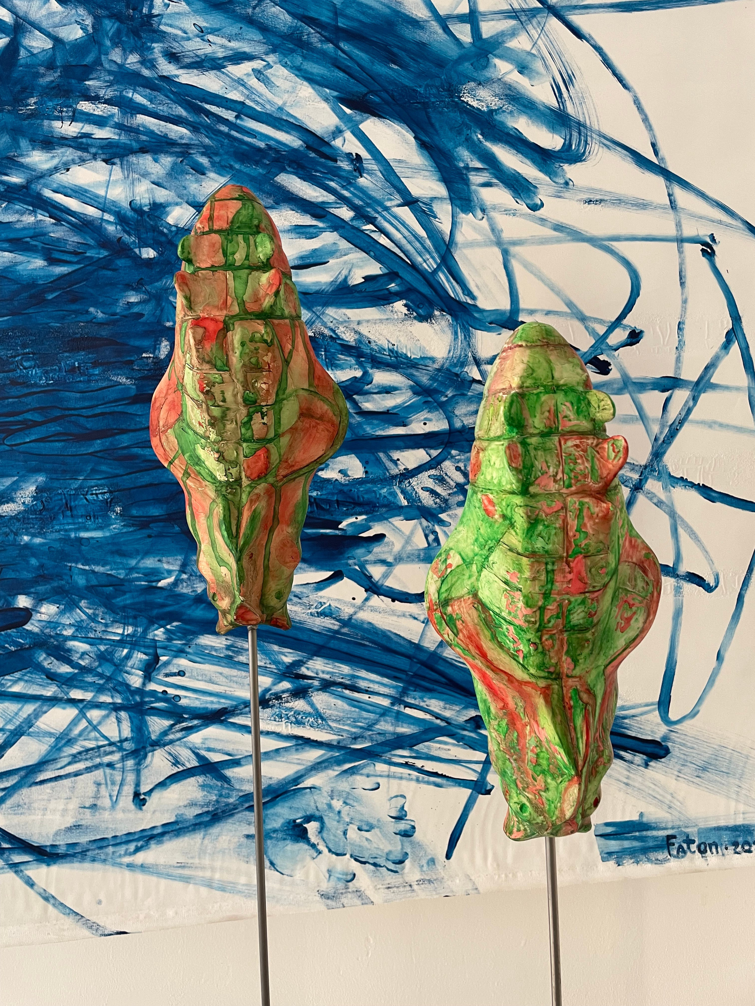 Куколки/chrysalis. Художник — скульптор Антонина Фатхуллина