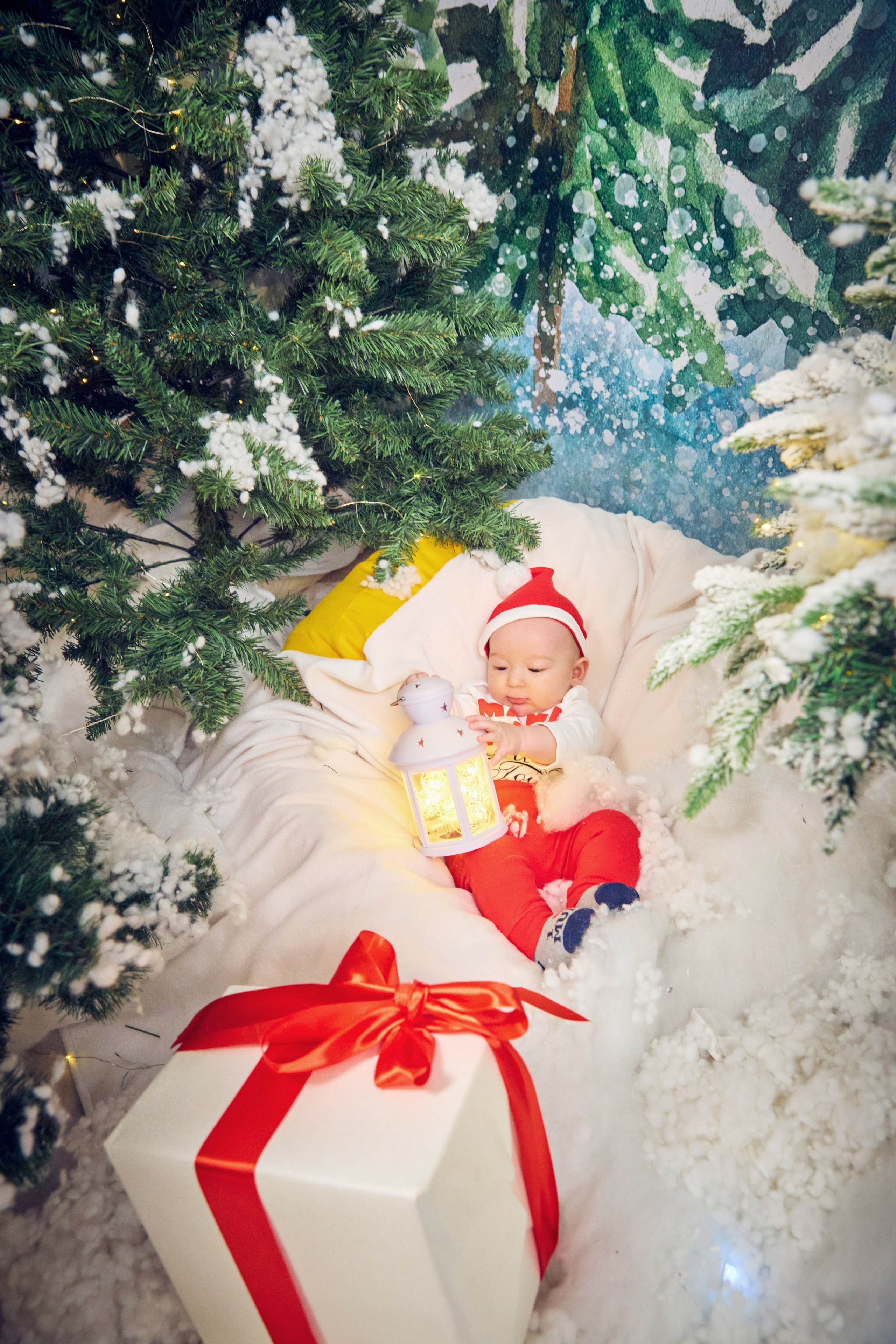 Новогодняя съемка в студии