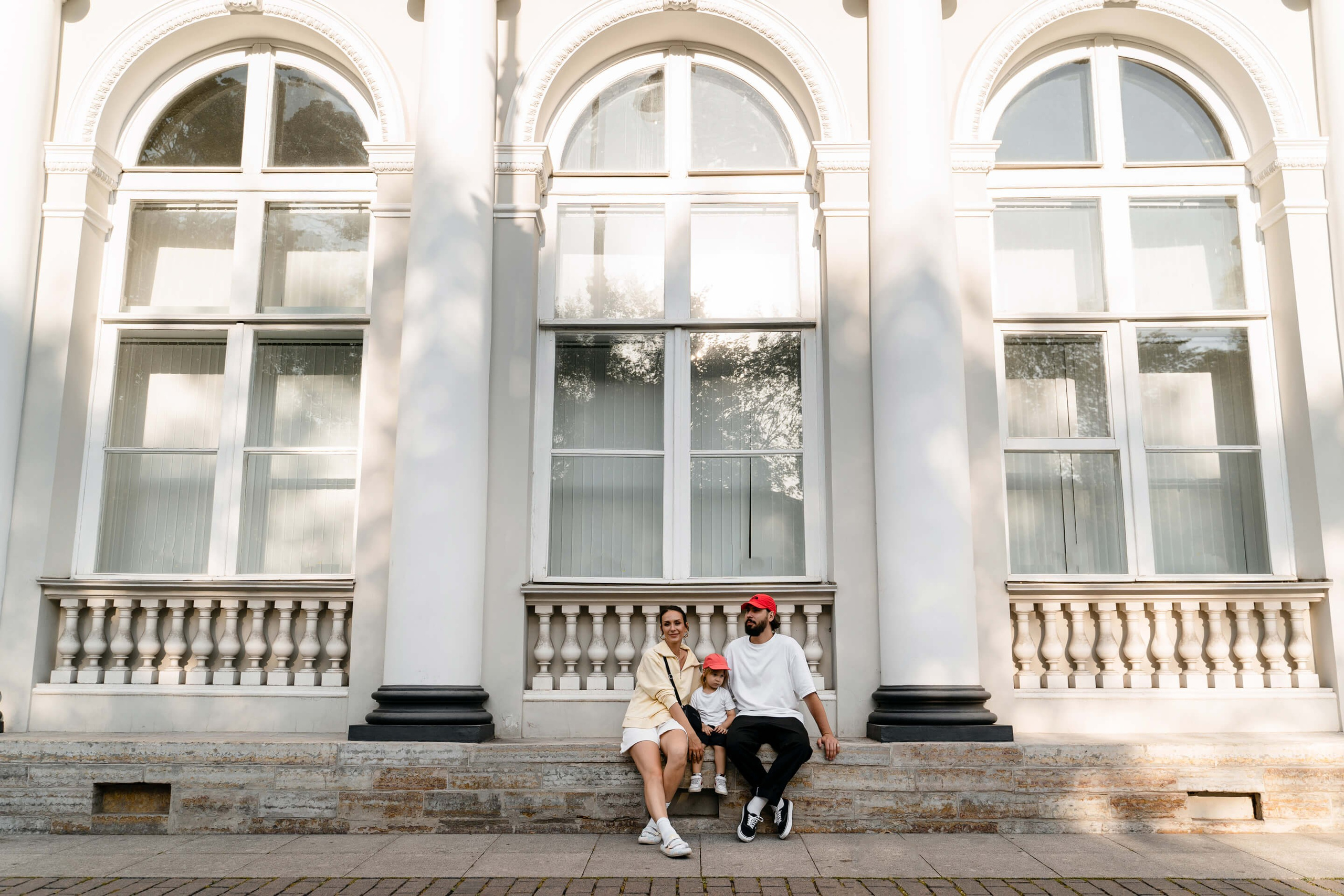 Семейная прогулочная фотосъемка