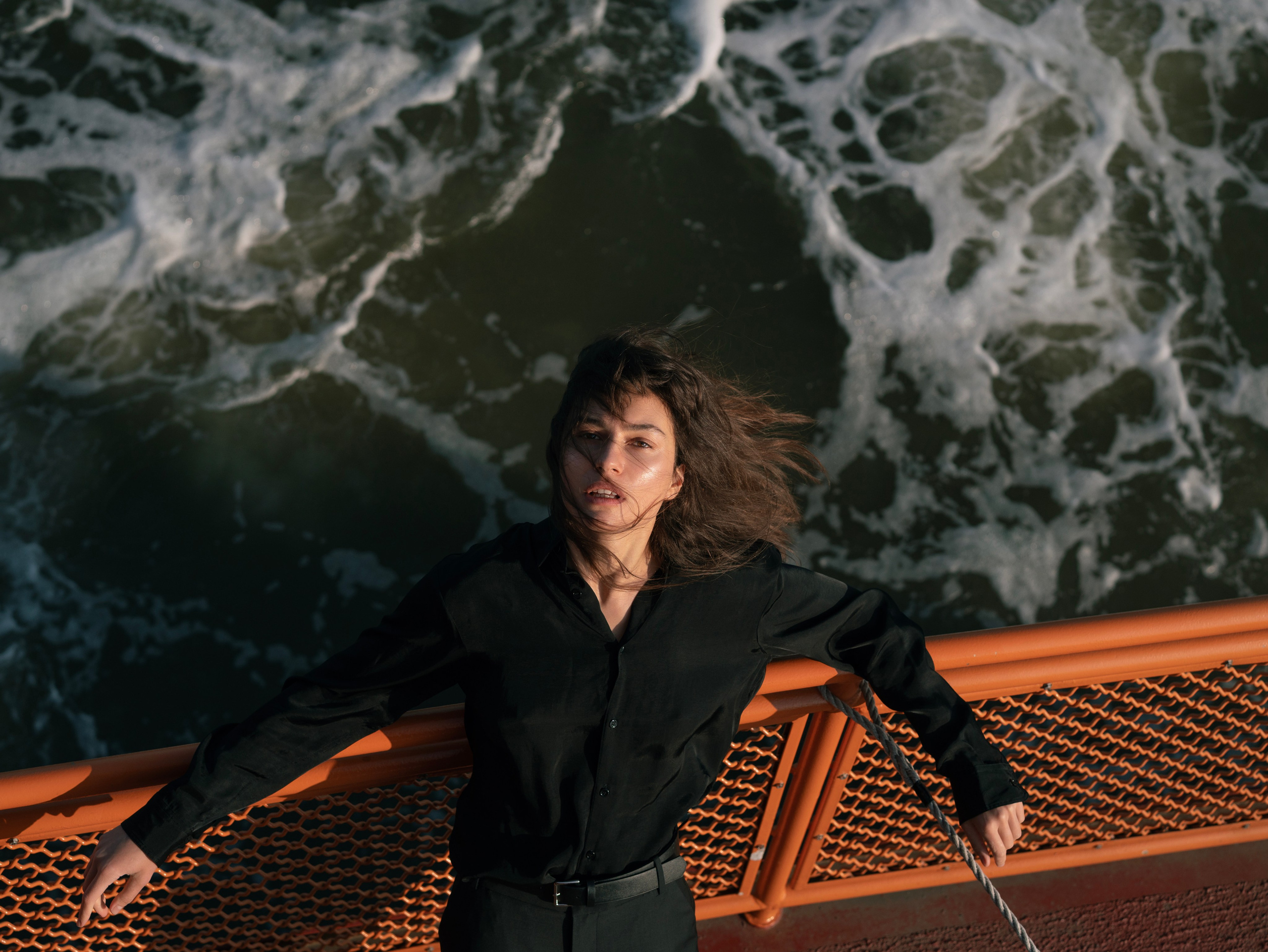 Street Photoshoot. Portrait and food photographer Sergei Sterling