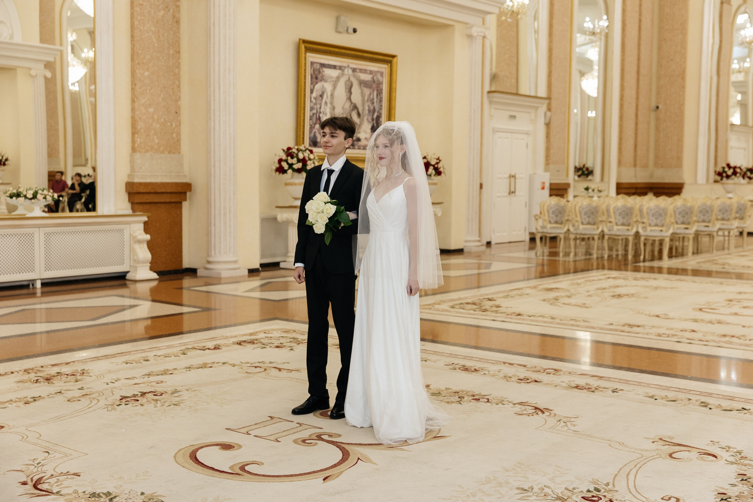 Роспись в Екатерининском зале 04.02.2025. Свадебный и семейный фотограф Виолетта Сидельникова. Краснодар, Россия, Беларусь, Европа